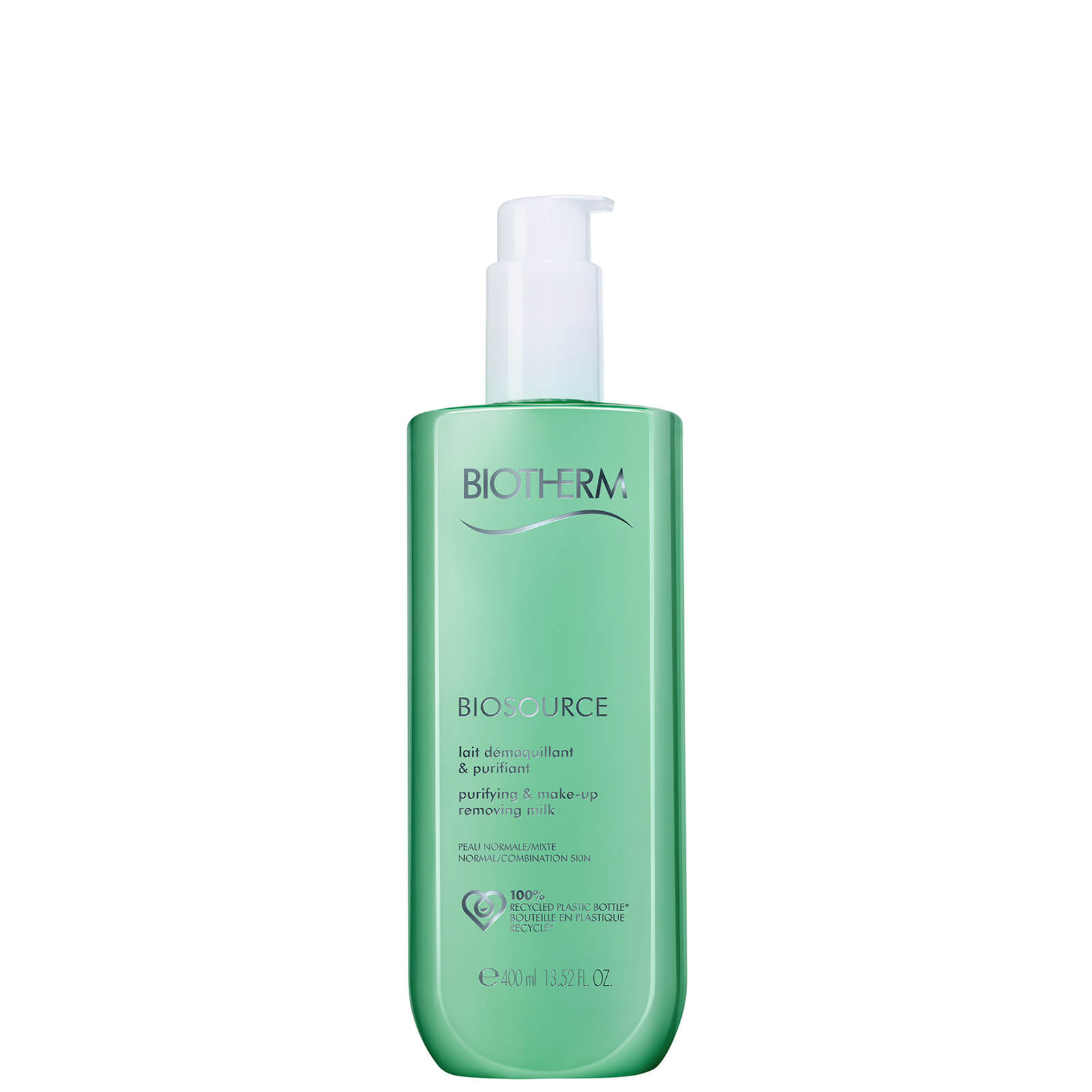 Image of Biotherm Biosource Purifying and Makeup Removing Milk 400ml