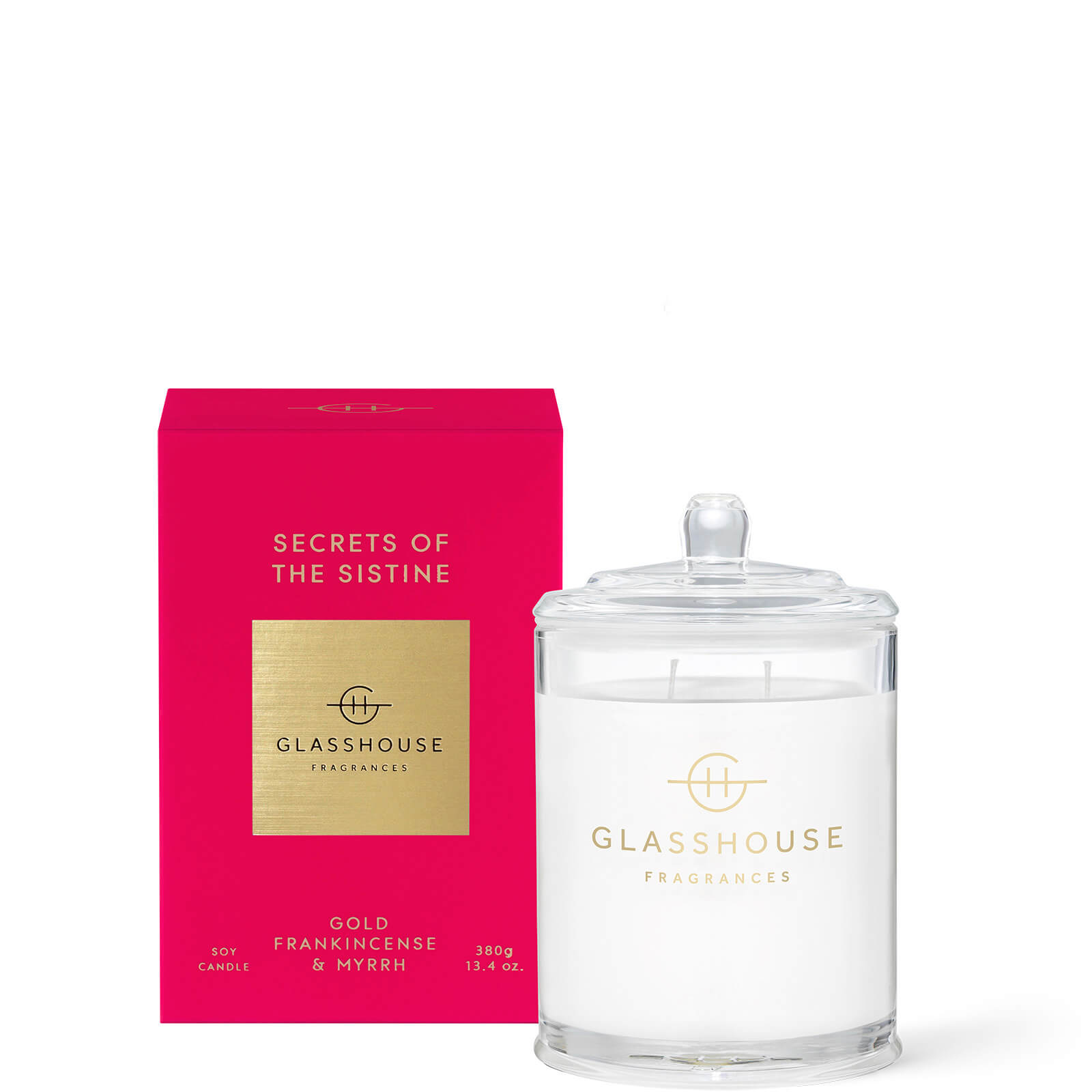 

Glasshouse Fragrances Secrets of the Sistine Candle 380g