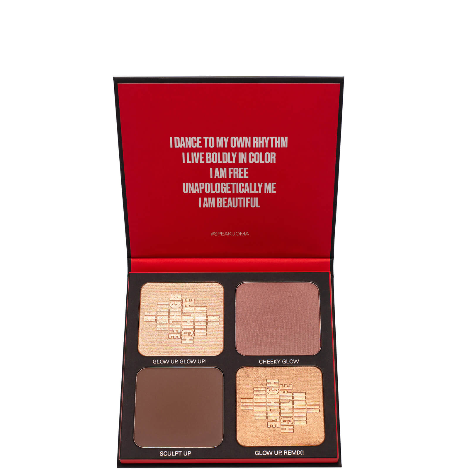 Uoma Highlife Highlighter And Contour Face Palette - Vol 1 Medium - Deep In Multi