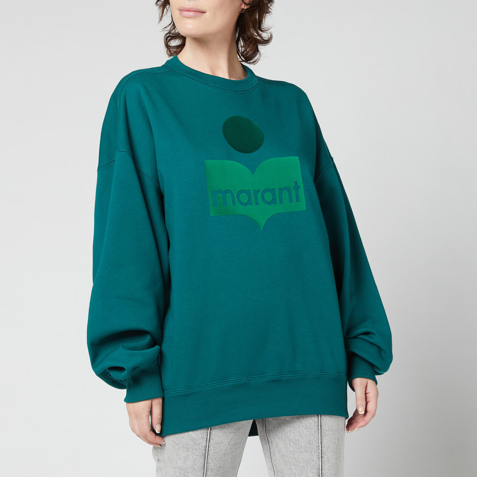 Isabel Marant Etoile Women's Mindy Sweatshirt - Green - EU40/UK12