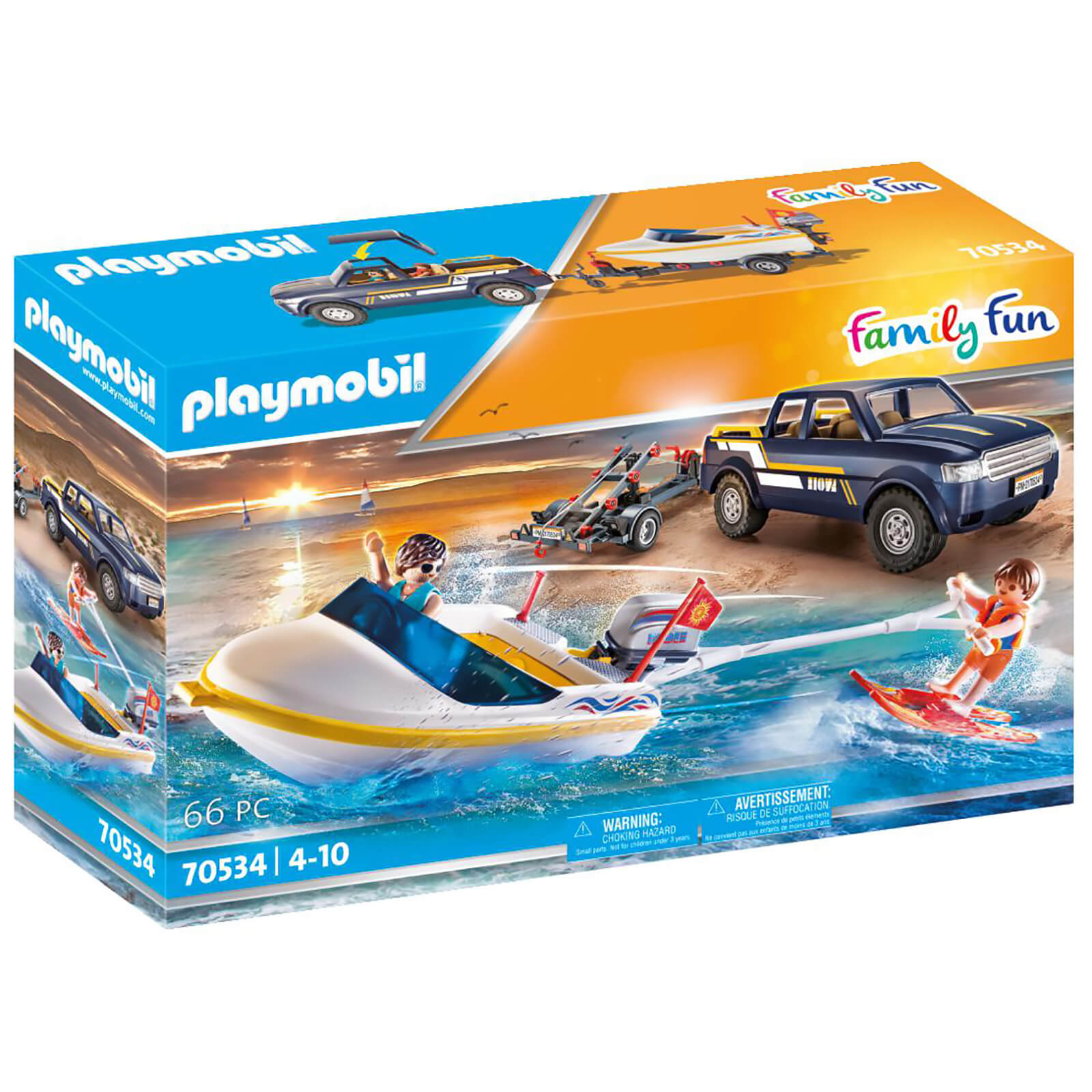 Playmobil Pick Up With Speedboat (70534)