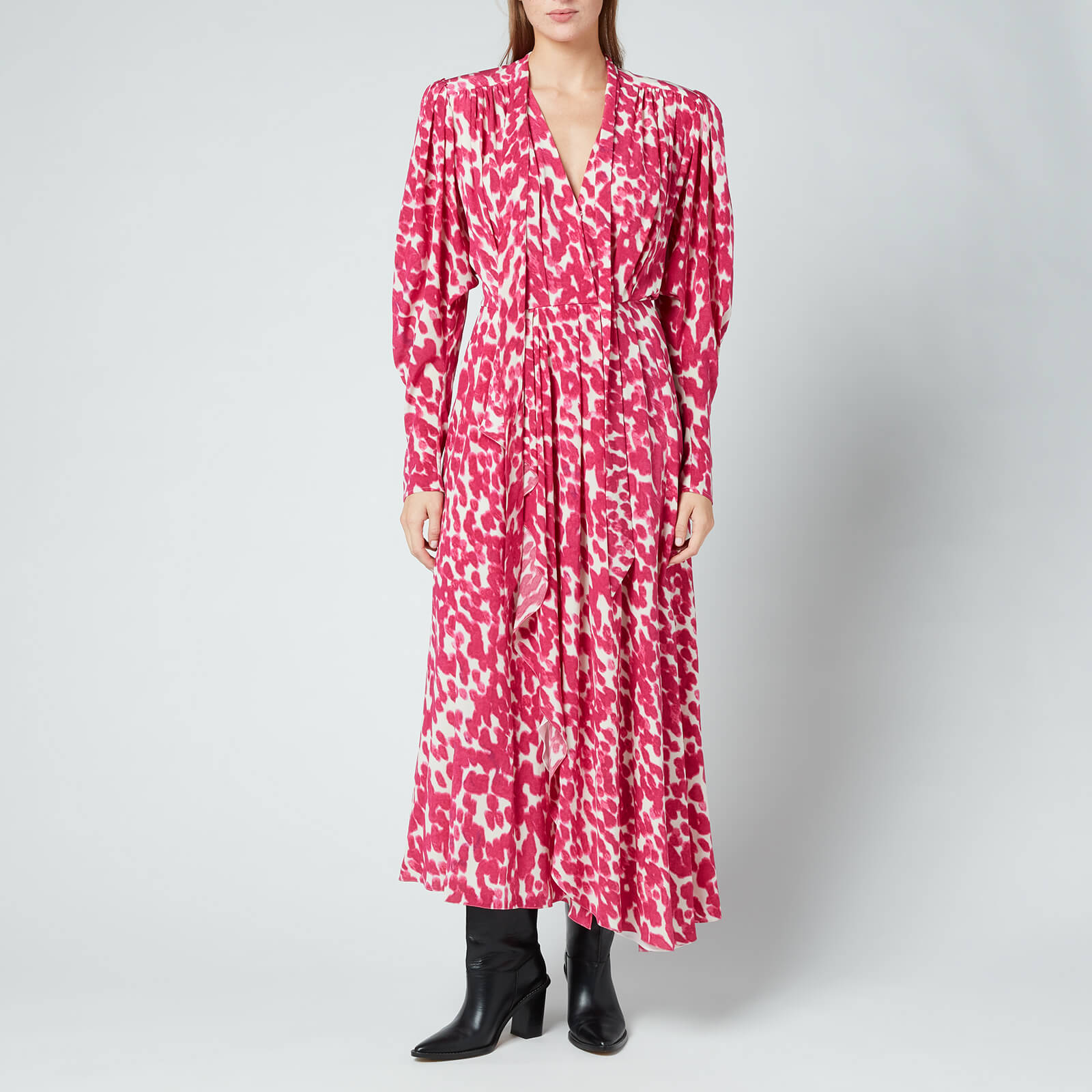 Isabel Marant Women's Bisma Dress - Fuchsia - FR38/UK10