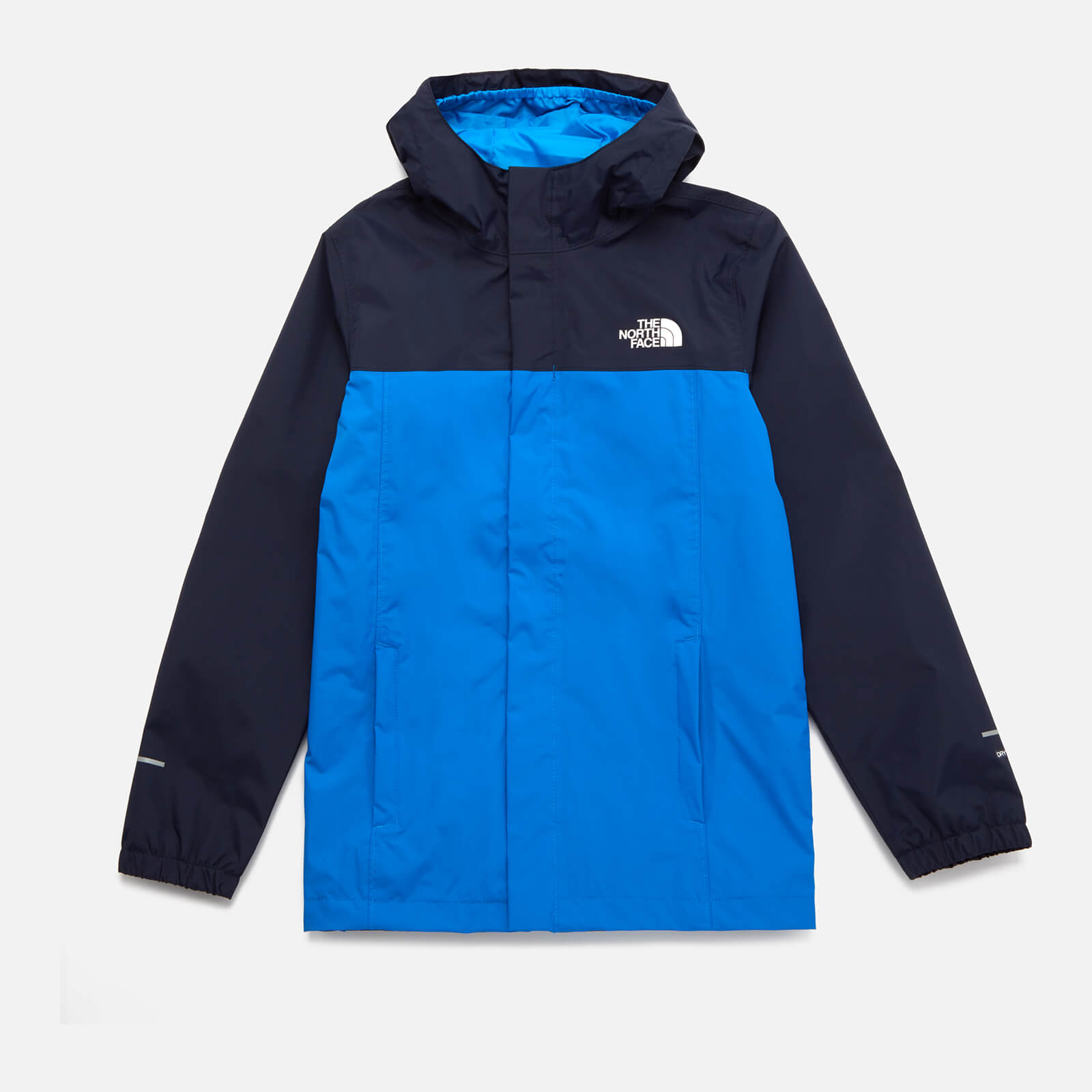 The North Face Boys' Resolve Reflective Jacket - Black/Blue - 12 - 14 Years