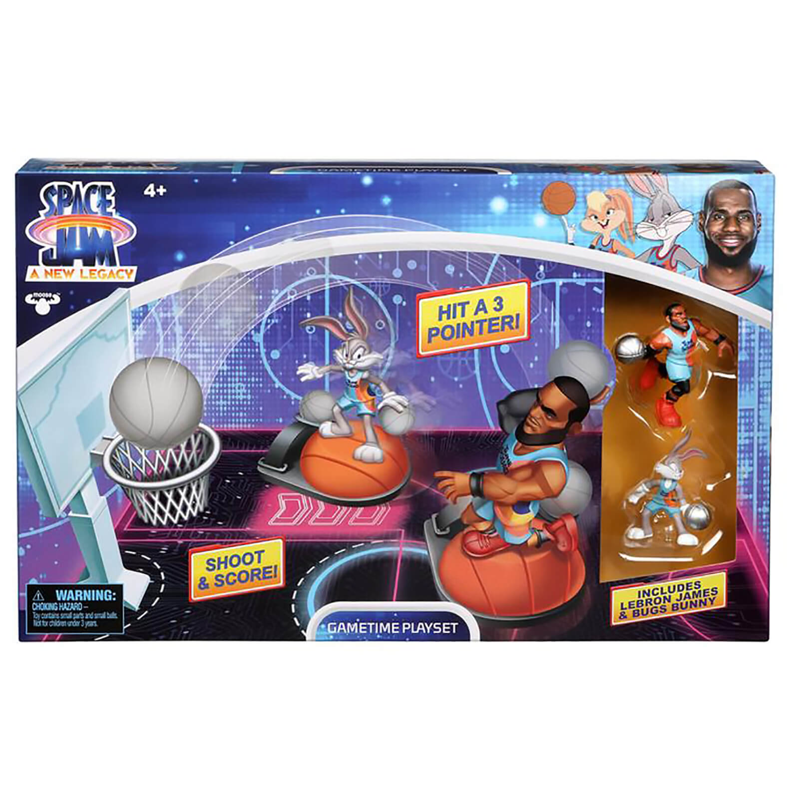 Space Jam Figurine articulée LeBron James 30 cm Deluxe