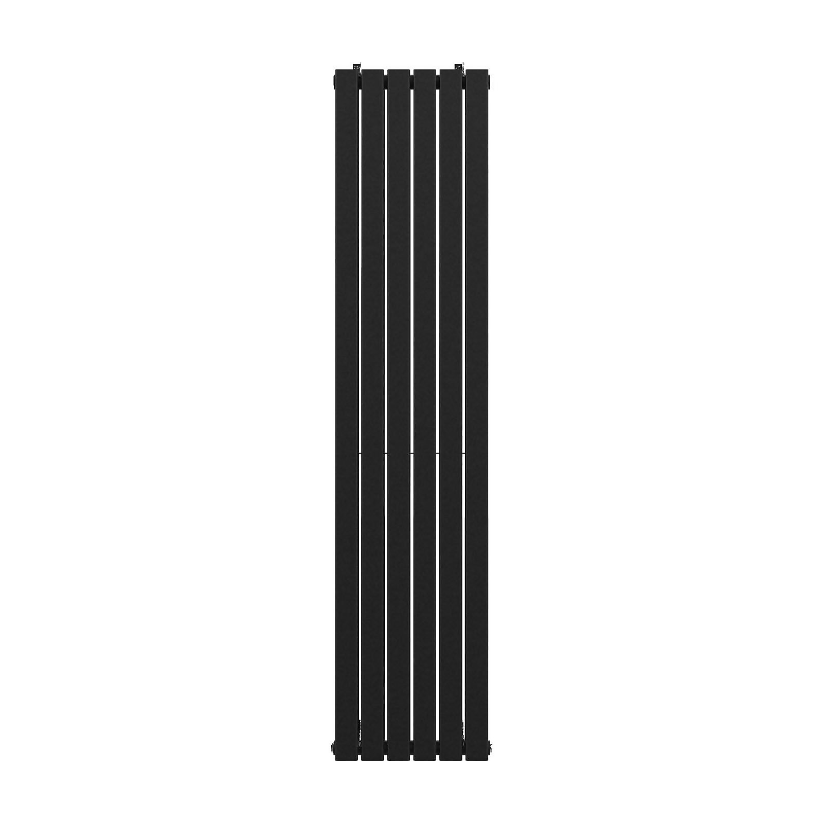 Photo of Vurtu1 Vertical Double Panel Radiator 1800mm X 410mm - Black