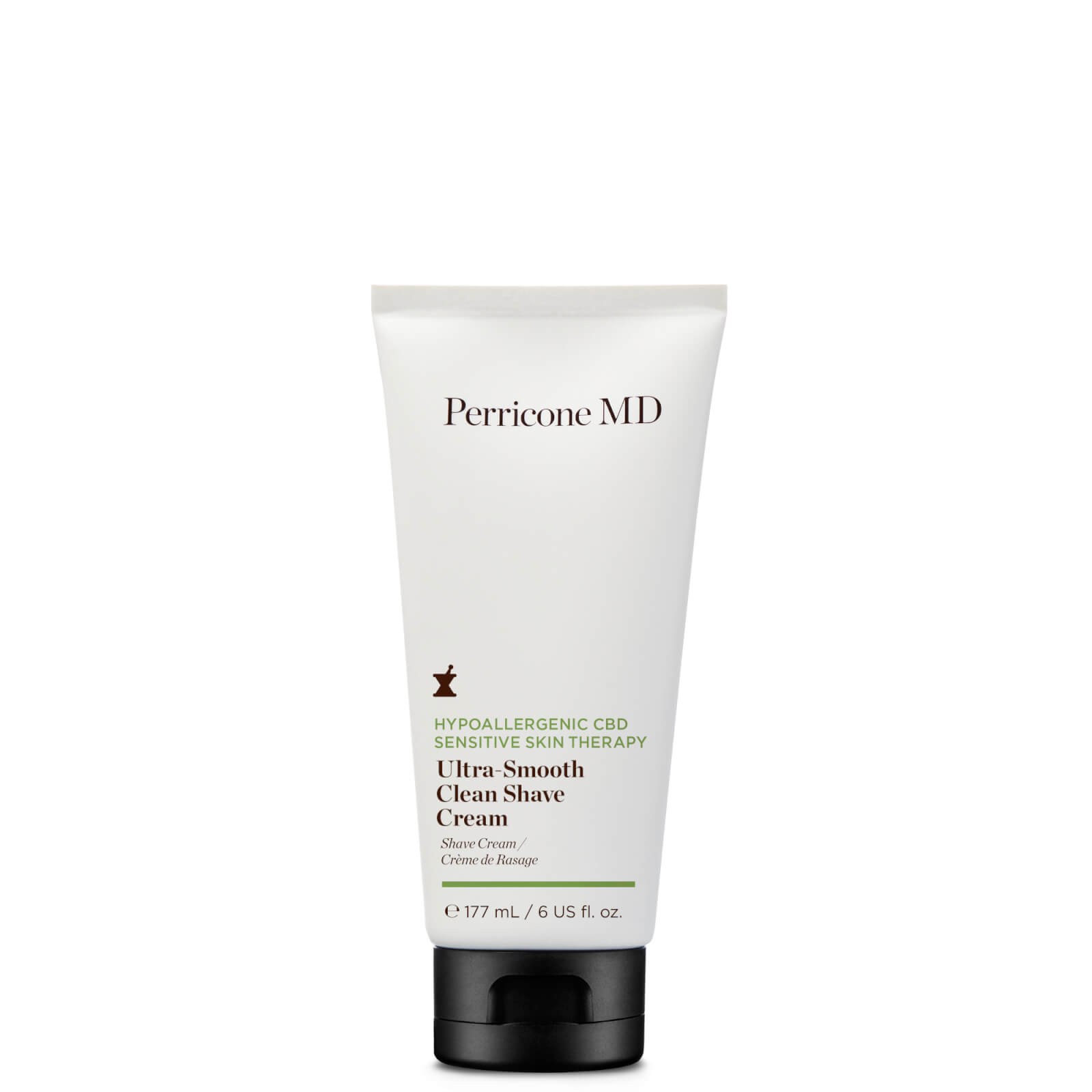 Perricone MD CBD Hypoallergenic Sensitive Skin Therapy Ultra-Smooth Clean Shave Cream 177ml - 6 oz /
