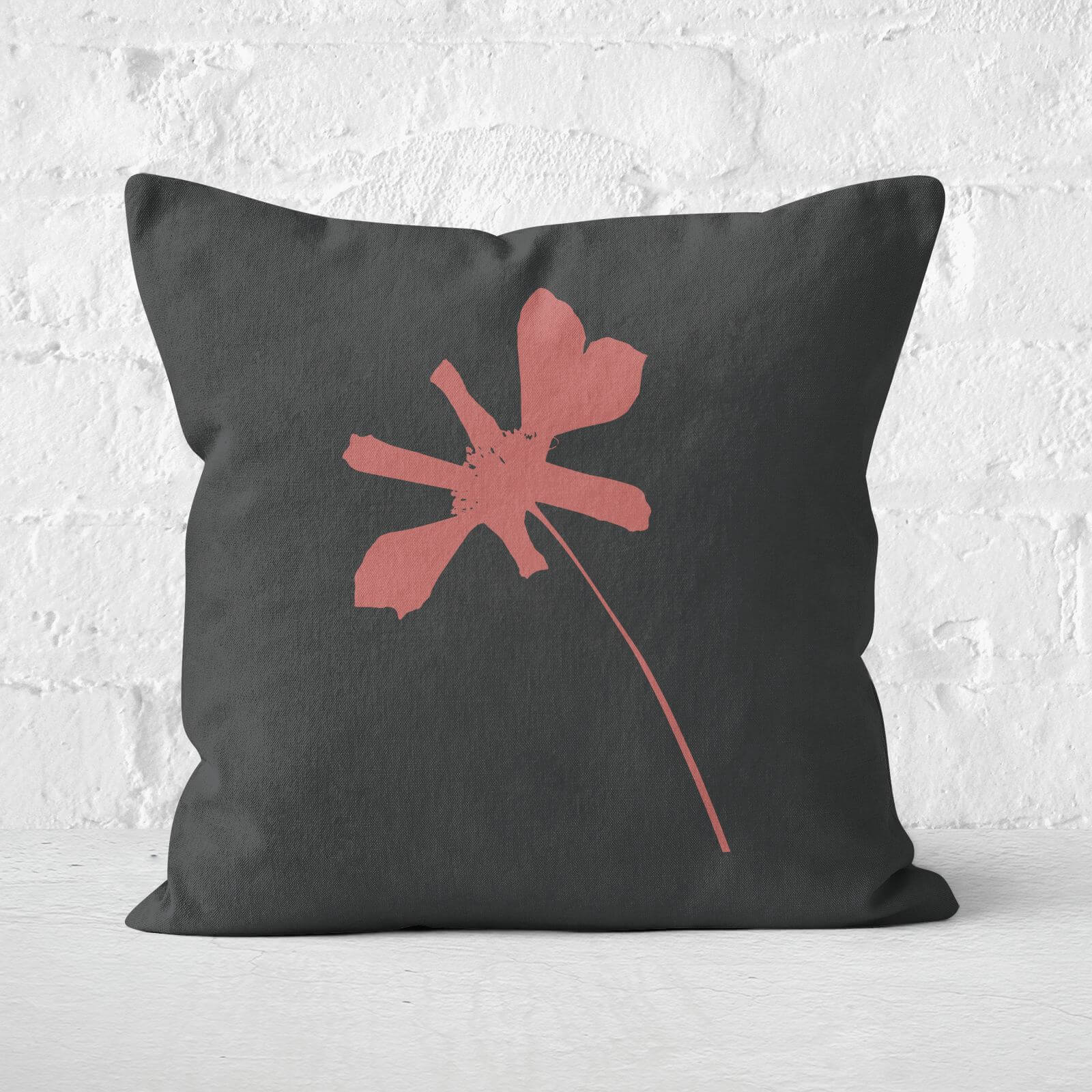 Burnt Flower Square Cushion - 40x40cm - Soft Touch