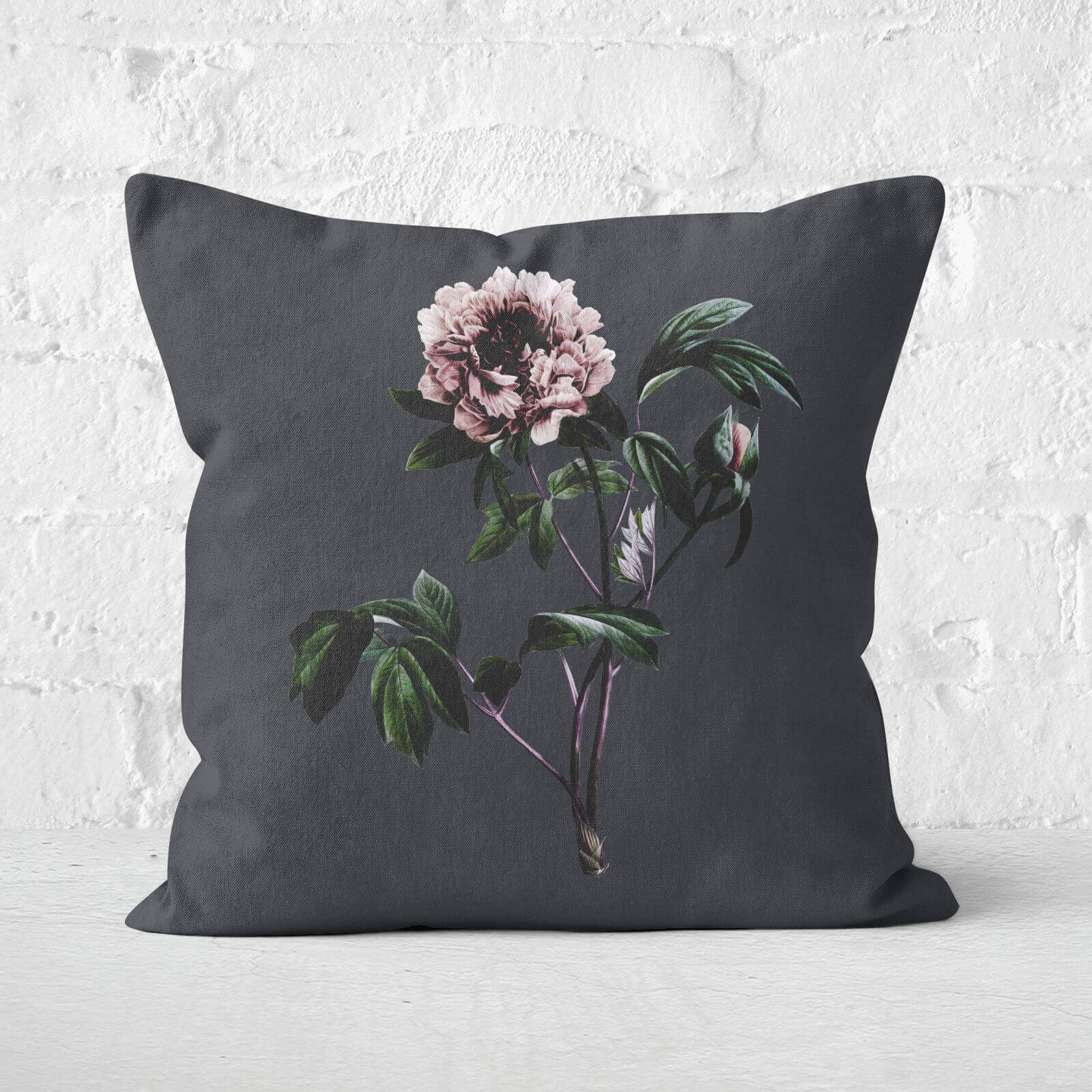 Blush Flower Square Cushion - 40x40cm - Soft Touch
