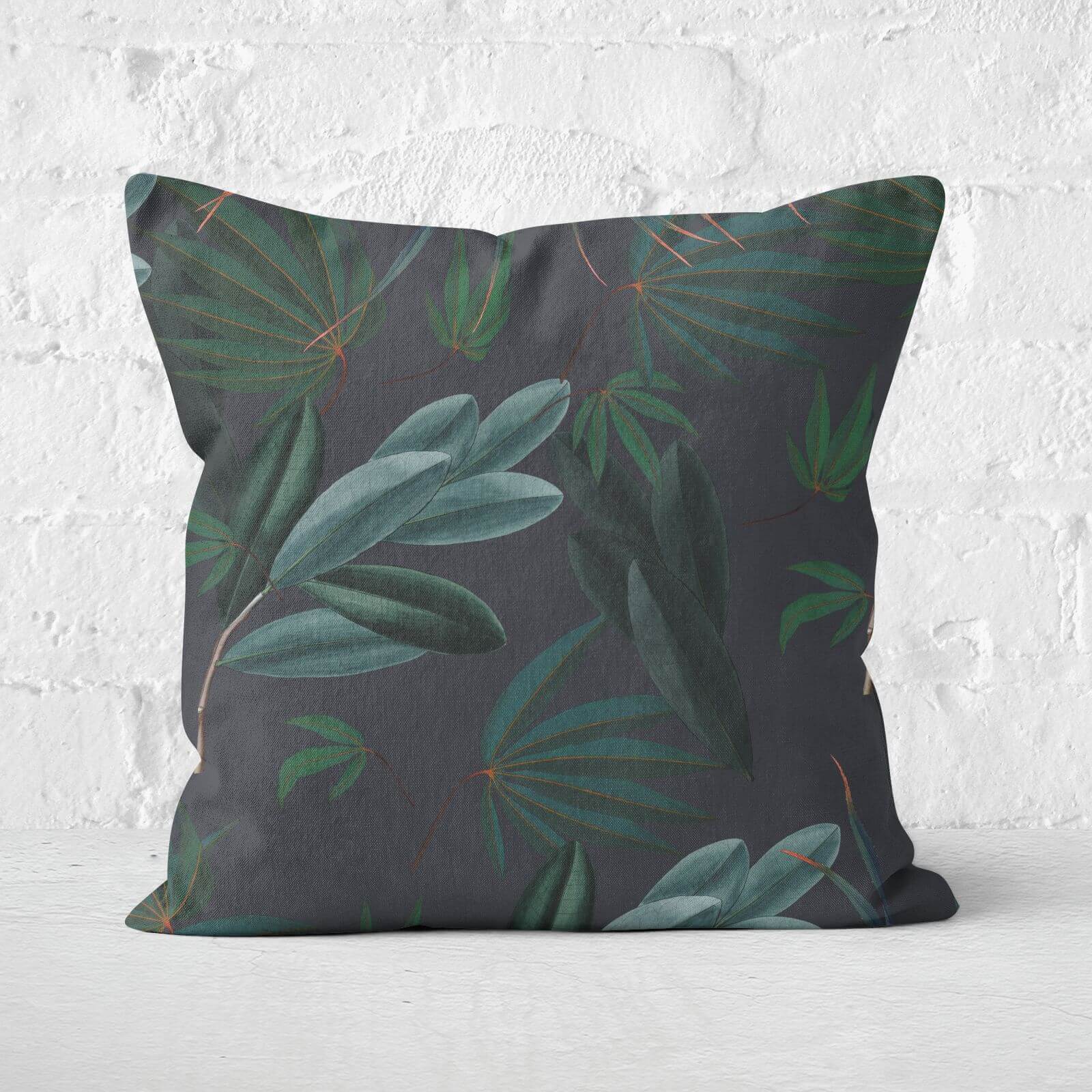 Vintage Leaves Square Cushion - 40x40cm - Soft Touch