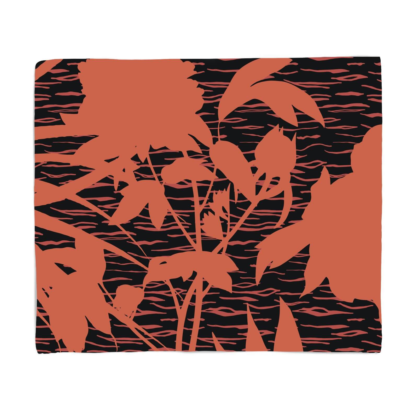Flowers & Animal Fleece Blanket
