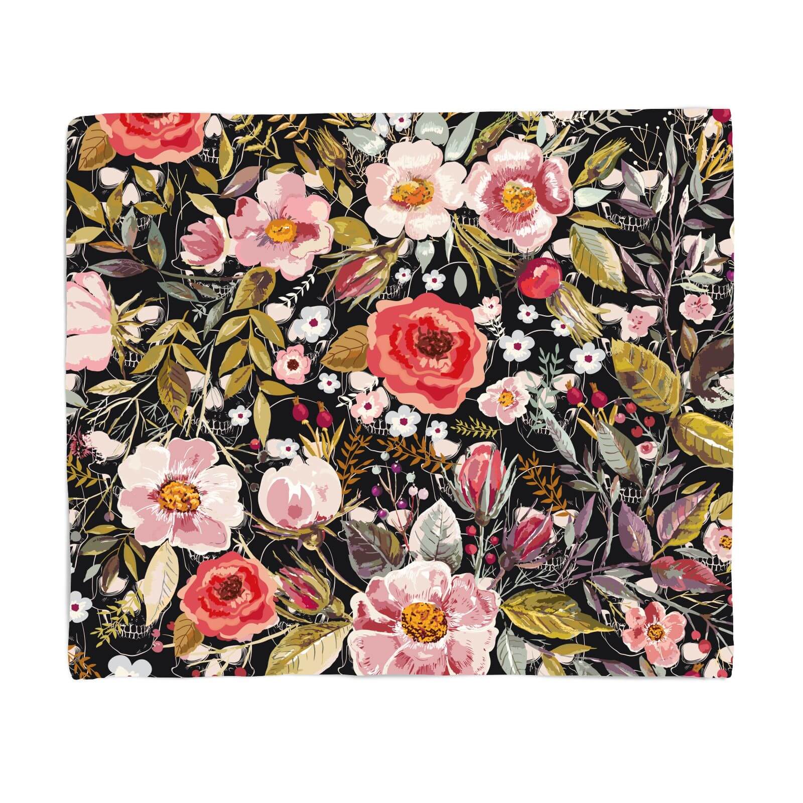 Floral Fleece Blanket
