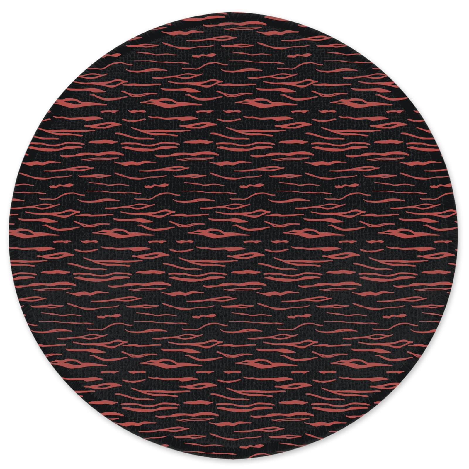 Decorsome Animal Print Round Bath Mat