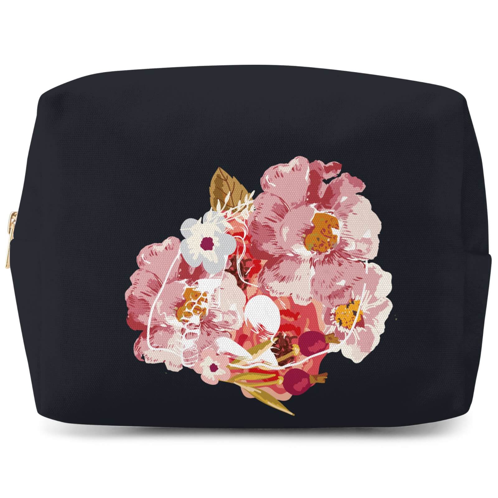 Flower & Skull Wash Bag