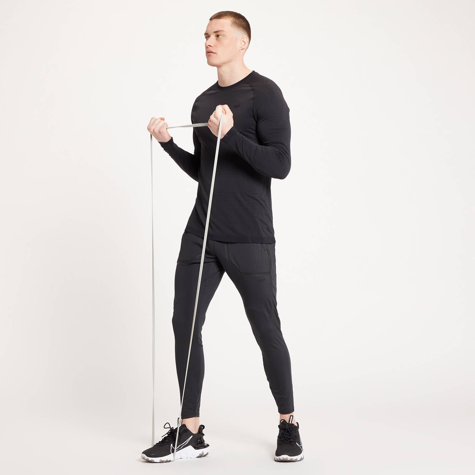 5059883060552 - Herren Tempo Ultra Seamless Langarm-Top — Schwarz - M 5059883060552 - Herren Tempo Ultra Seamless Langarm-Top — Schwarz - M