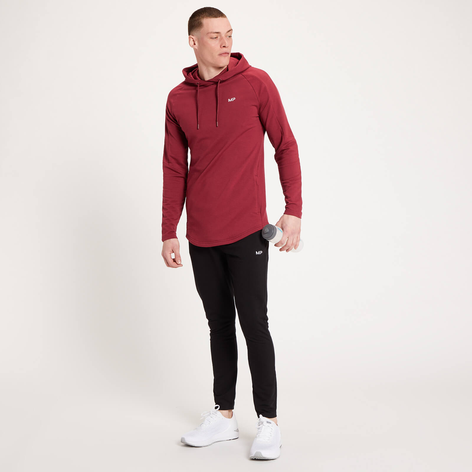 5059883067377 - Herren Form Kapuzenpulli ohne Reißverschluss — Scharlachrot - XL