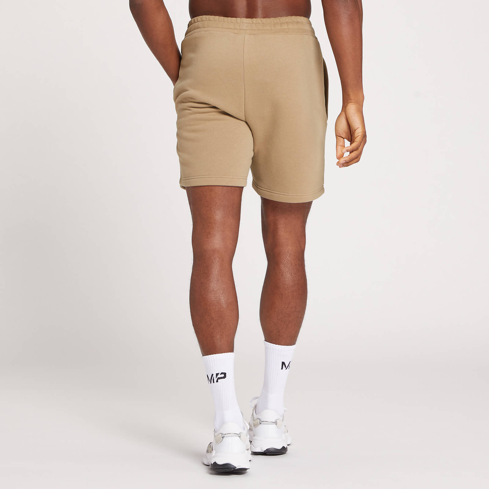 mp men's repeat mp graphic shorts - taupe - xs