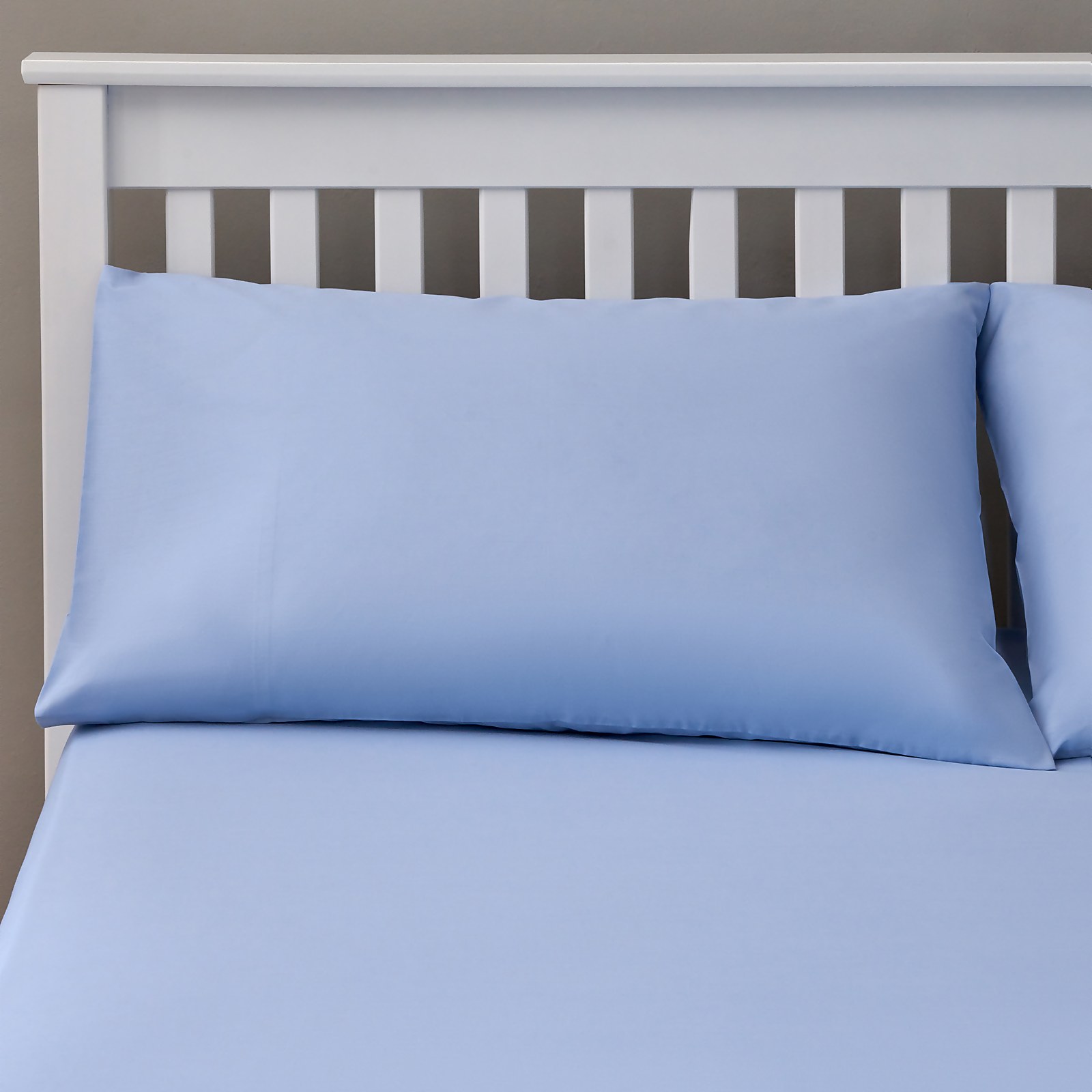 Photo of The Willow Manor Easy Care Pillowcase Pair - Light Blue