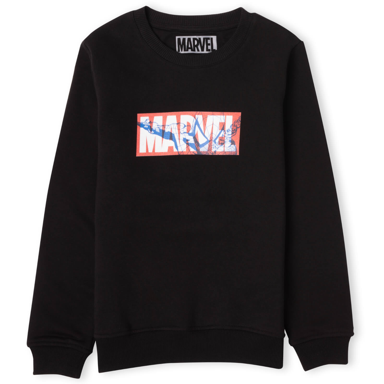 Marvel Spider-Man Kids' Sweatshirt - Black - 5-6 Years - Black