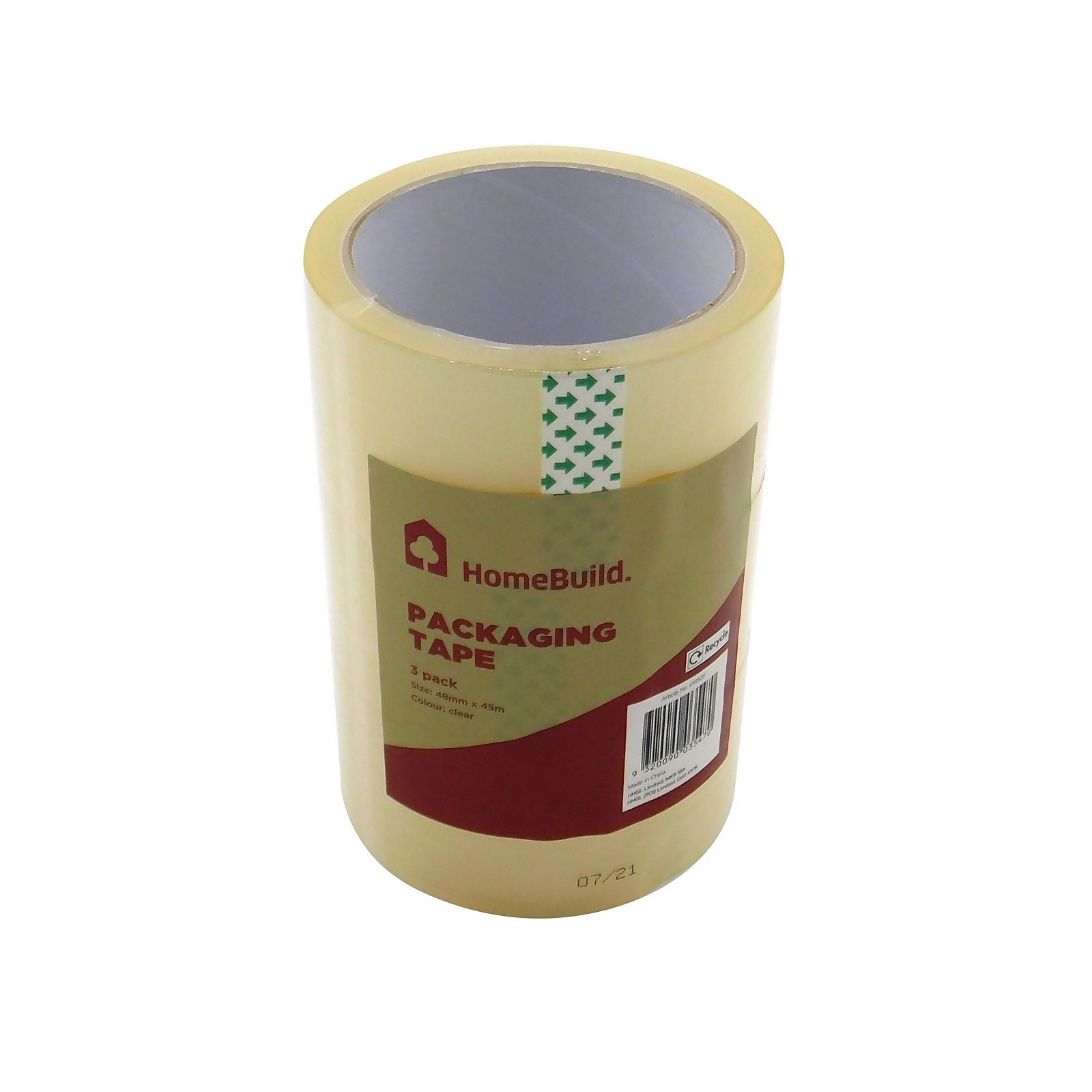Photo of Homebuild Clear Tape 48mm X 45m - 3 Pack