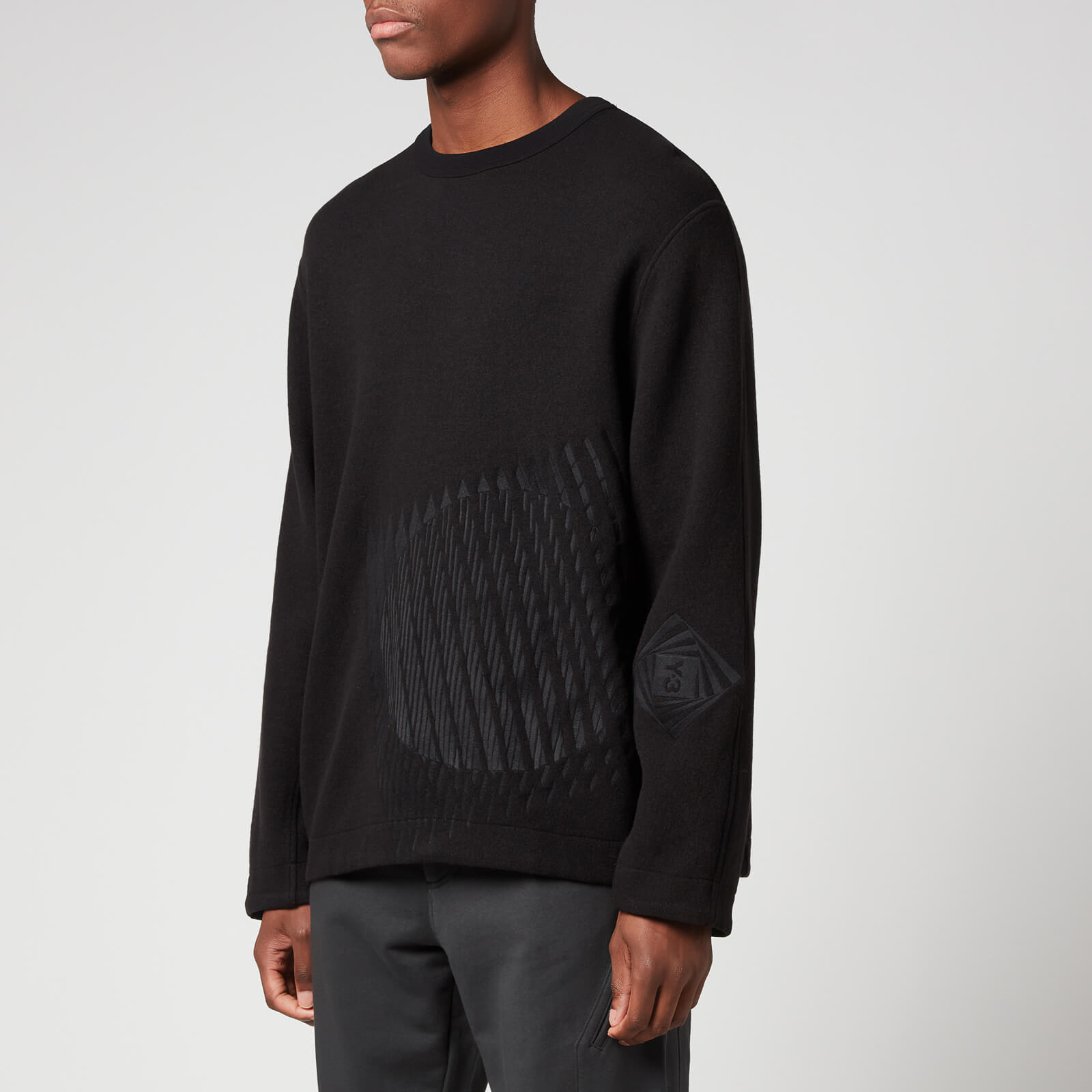 Y-3 Men's Optimistic Illusions Sweatshirt - Black - S