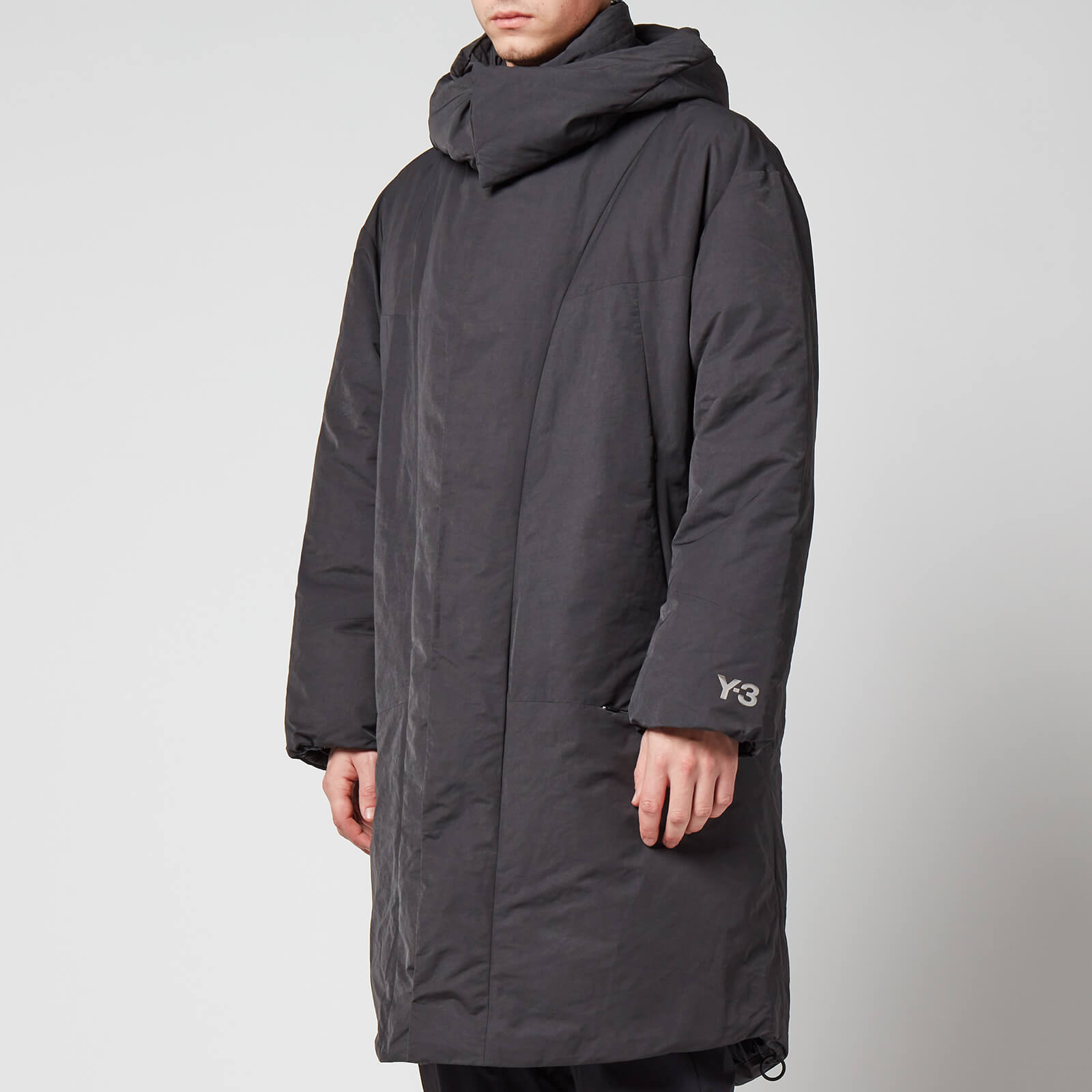 Y-3 Men's Sueded Poly Down Jacket - Black - L