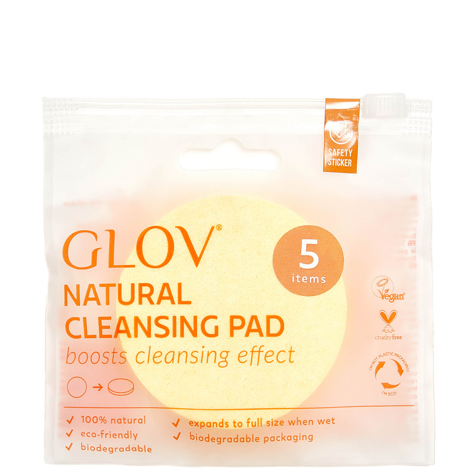 

GLOV Natural Cleansing Pads x5