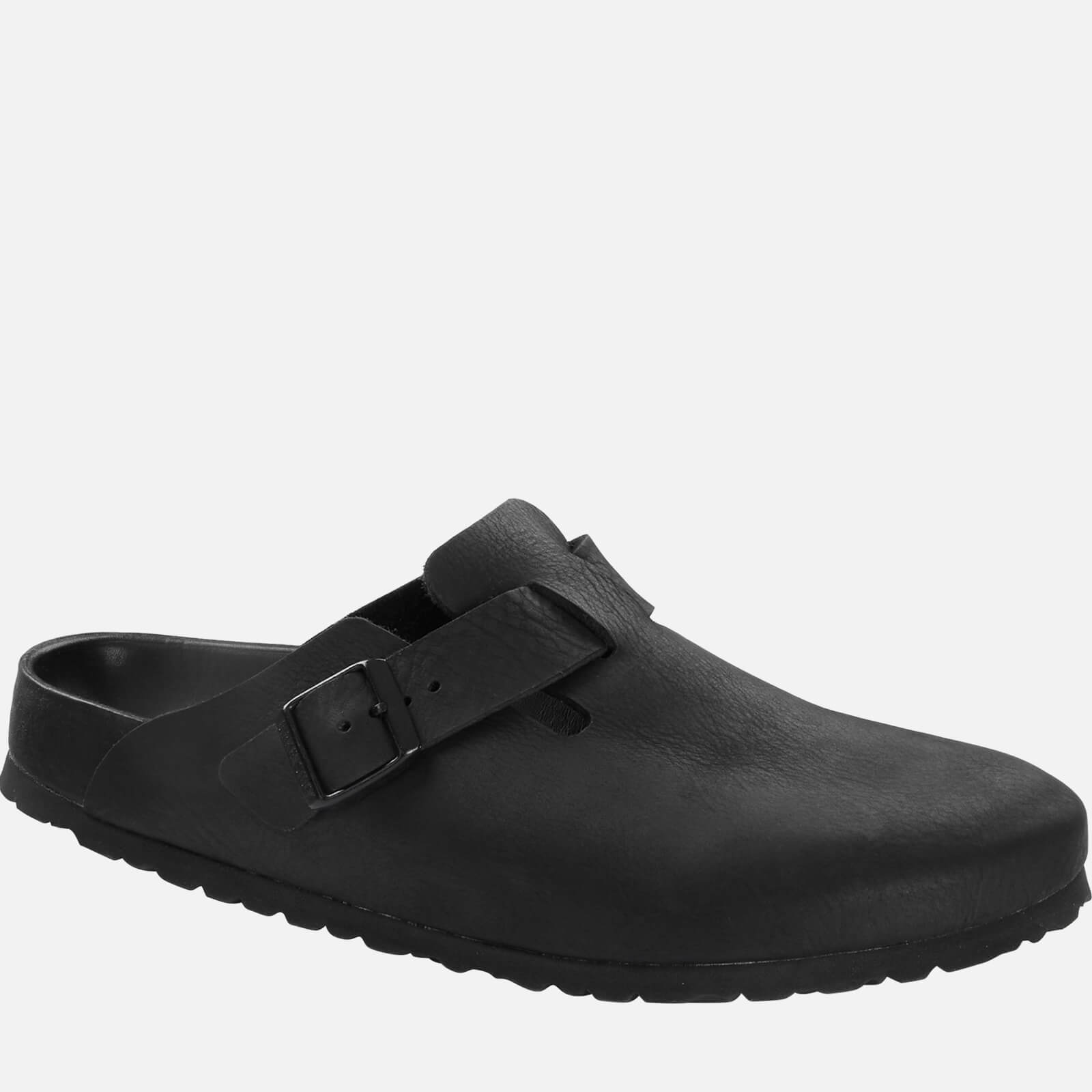 Birkenstock Women's Boston Slim Fit Mono Leather Mules - Black - UK 8
