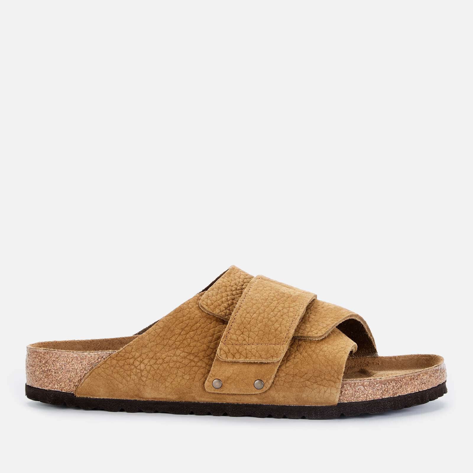 Birkenstock Men's Kyoto Desert Buck Slide Sandals - Tea - UK 9