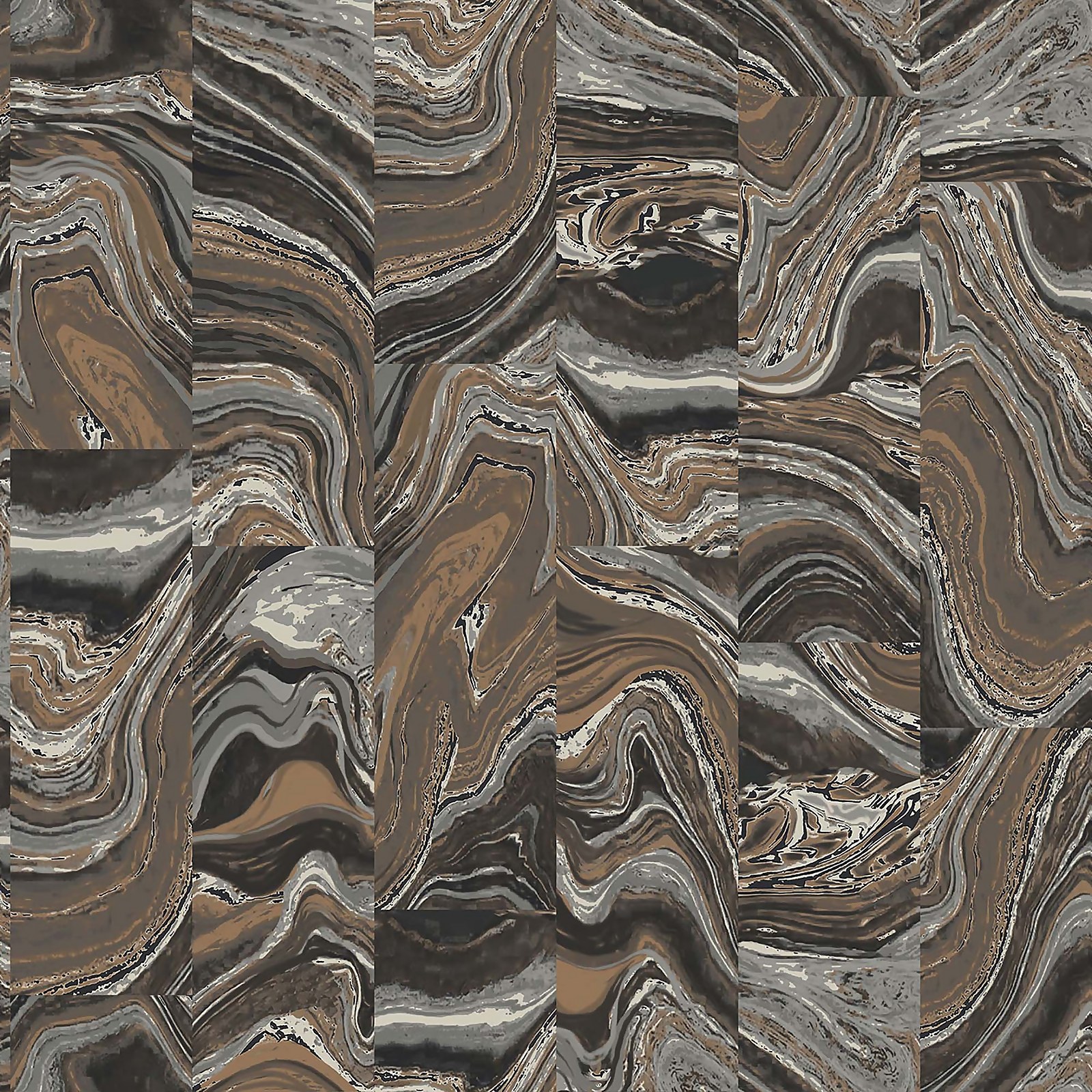 Photo of Organic Textures Agate Tile Black Wallpaper
