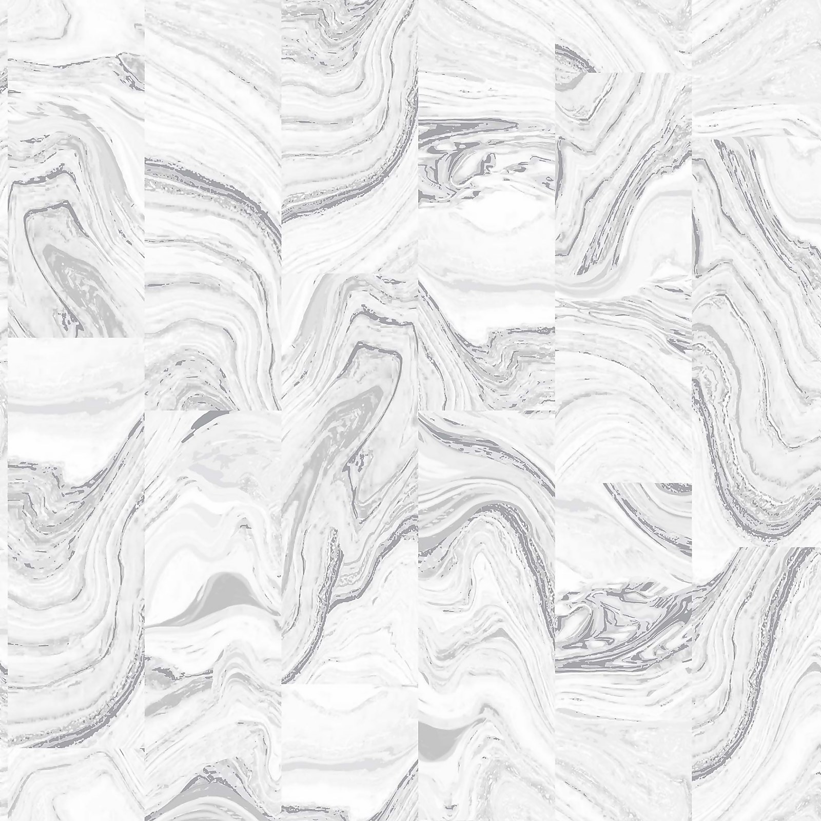 Photo of Organic Textures Agate Tile Grey Wallpaper