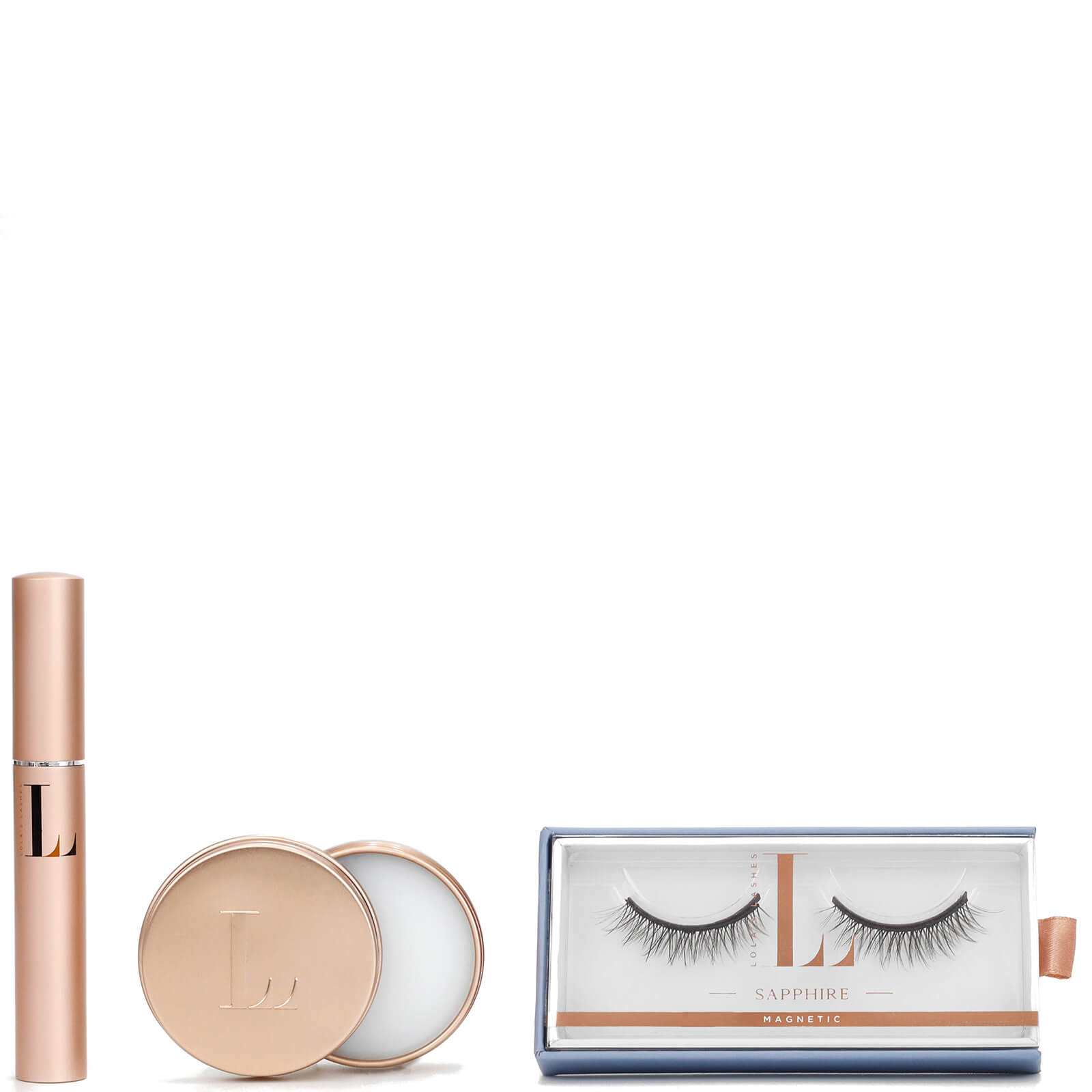 

Lola's Lashes Sapphire Magnetic Eyelash Kit - Black Eyeliner
