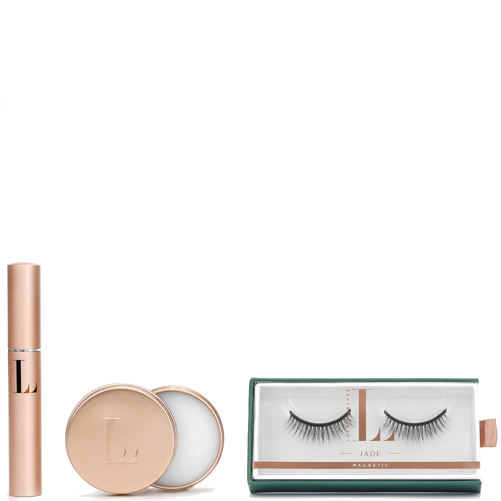 

Lola's Lashes Jade Magnetic Eyelash Kit - Black Eyeliner