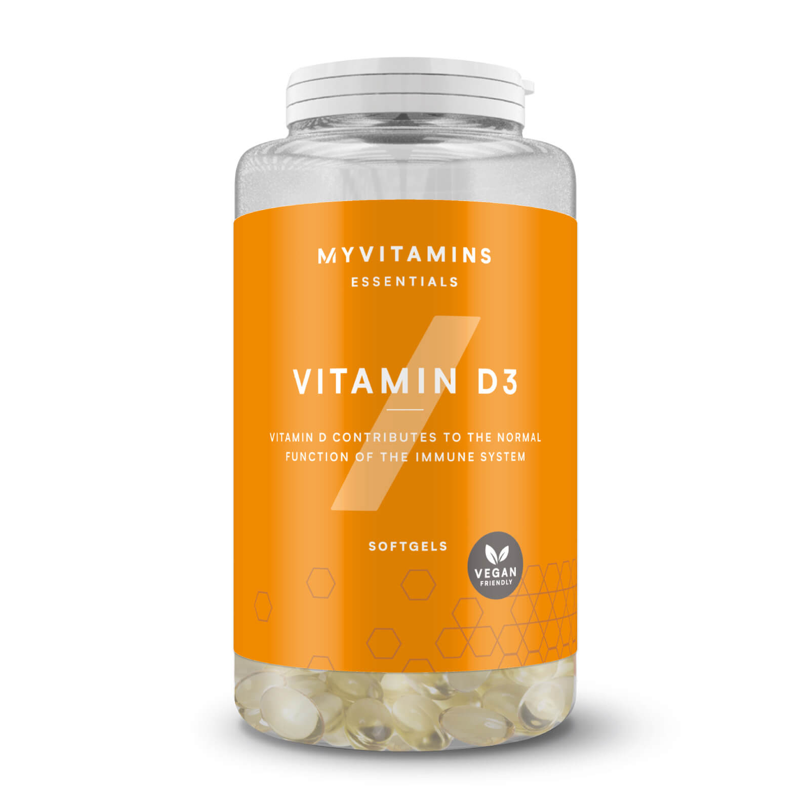 Myvitamins Vitamin D3 - 180Softgels - Vegan