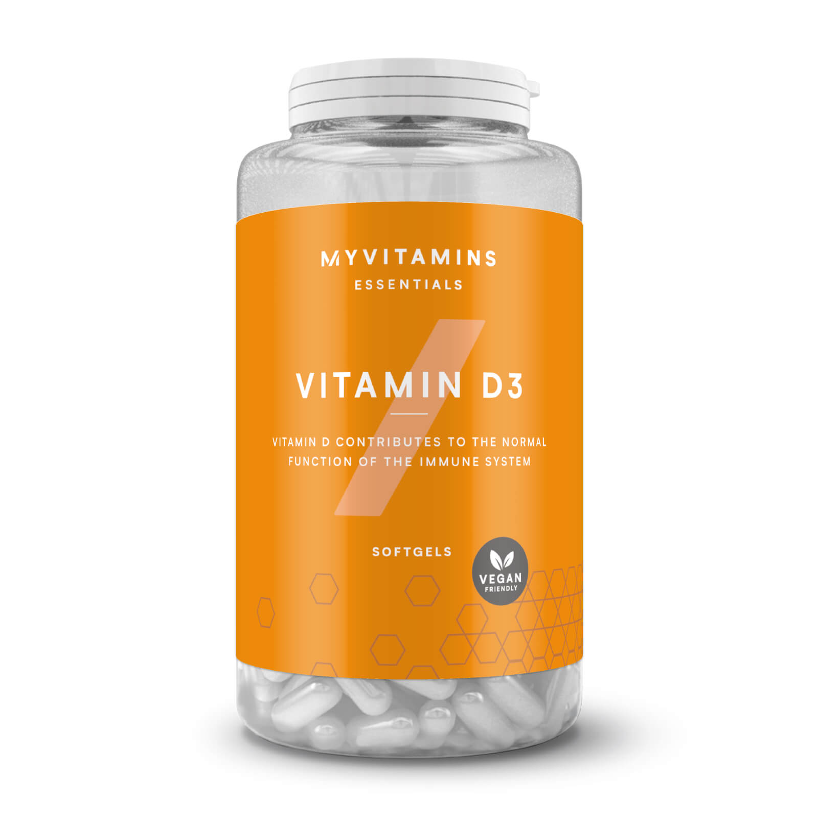 Witamina D Vegan Vitamin D Softgels - 180softgele - Bez smaku
