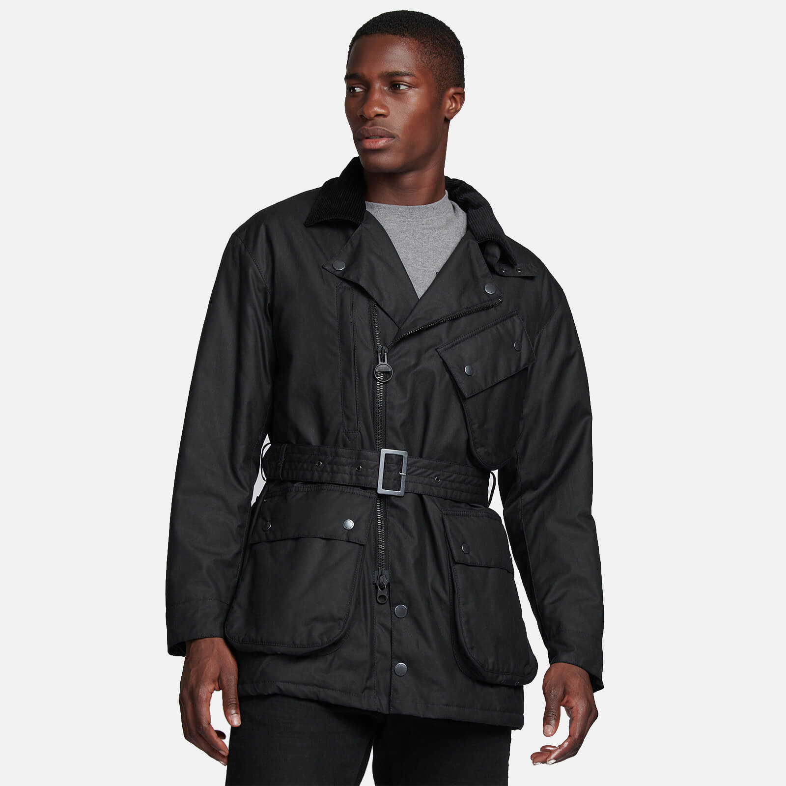 Barbour Heritage X Engineered Garments Men's Lenox Wax Jacket - Black - L