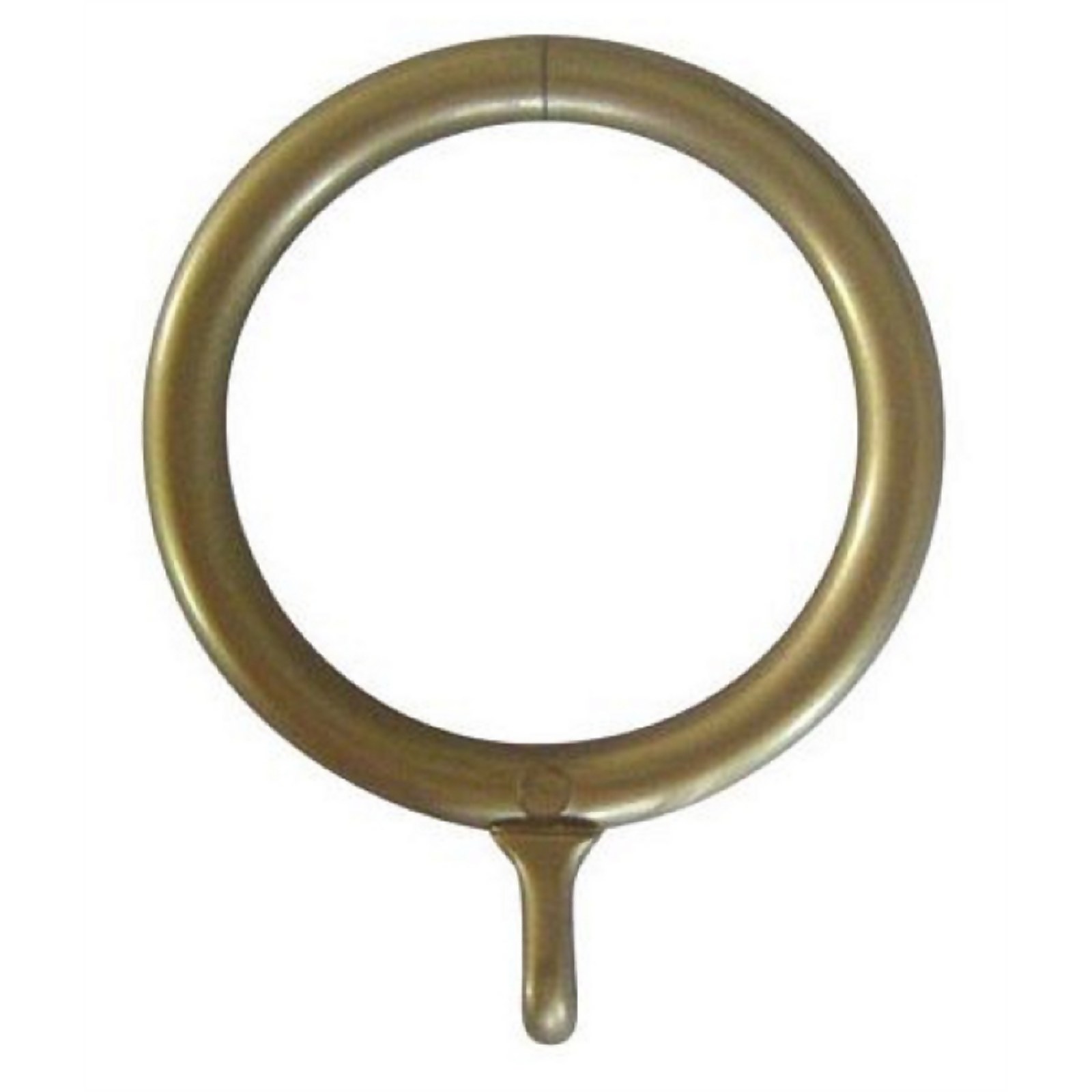 Photo of Antique Brass 16/19mm Metal Curtain Rings