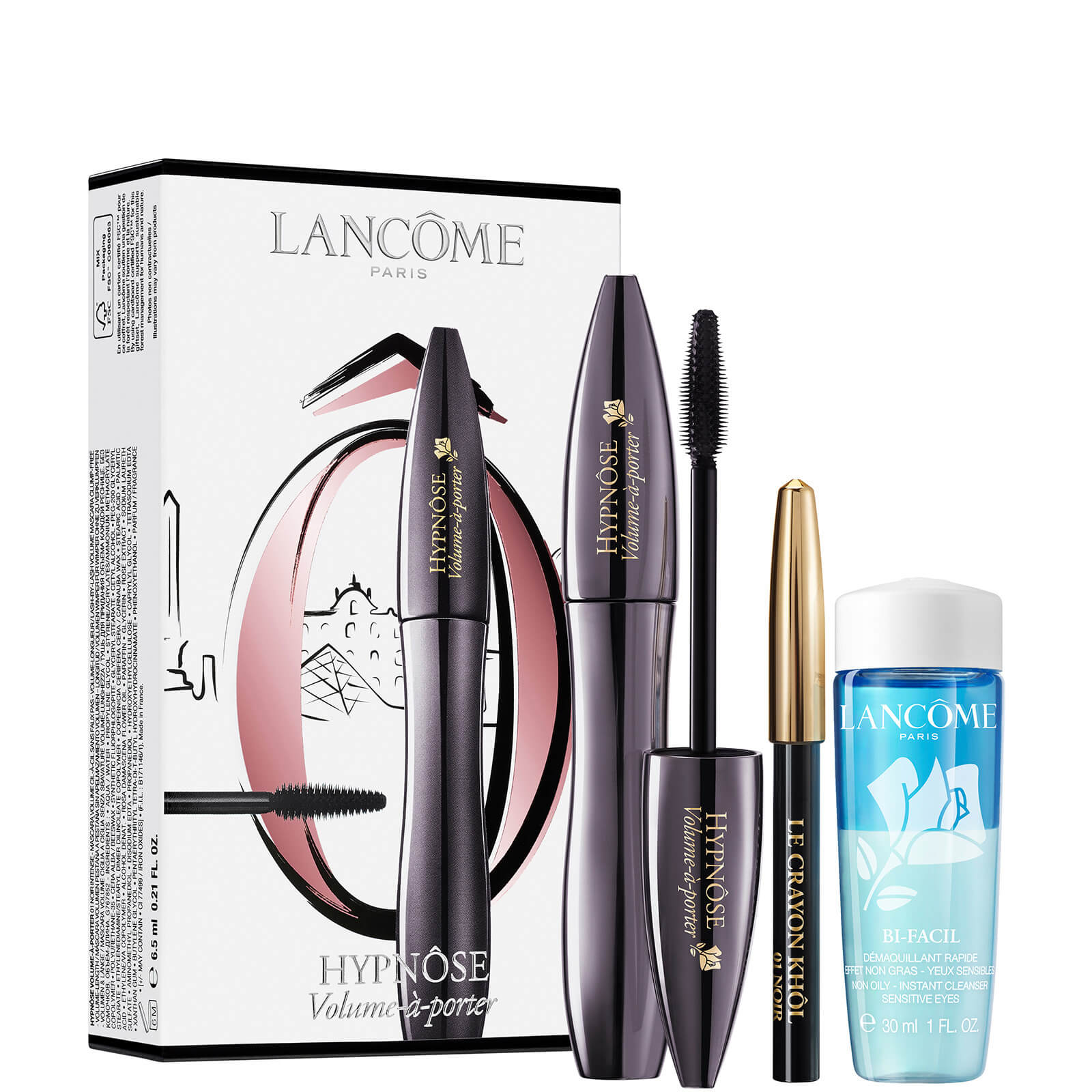 Lancôme Hypnose Volume-a-Porter Mascara and Bi-Facil Set