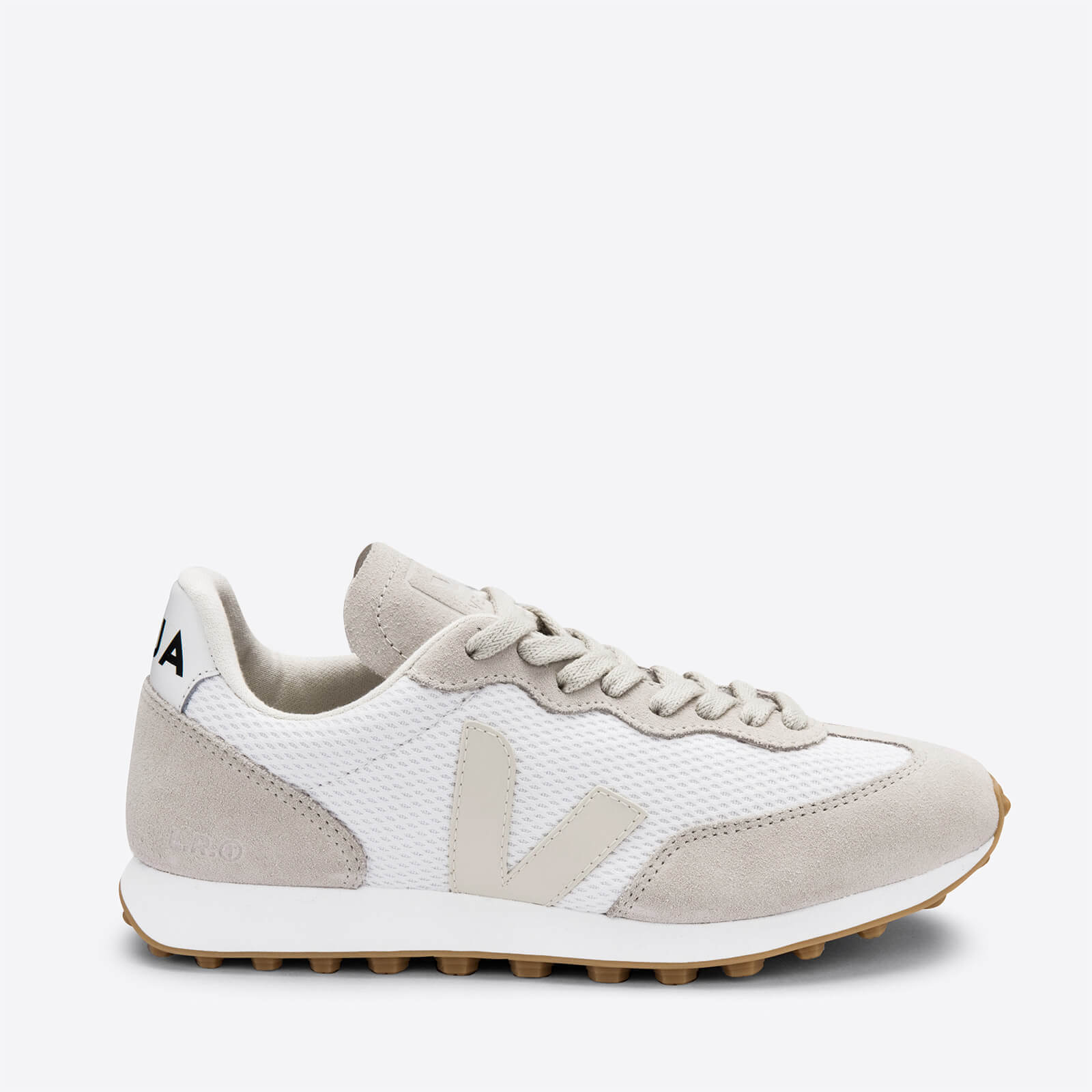 Veja Women’s Rio Branco Running Style Trainers - White/Pierre/Natural