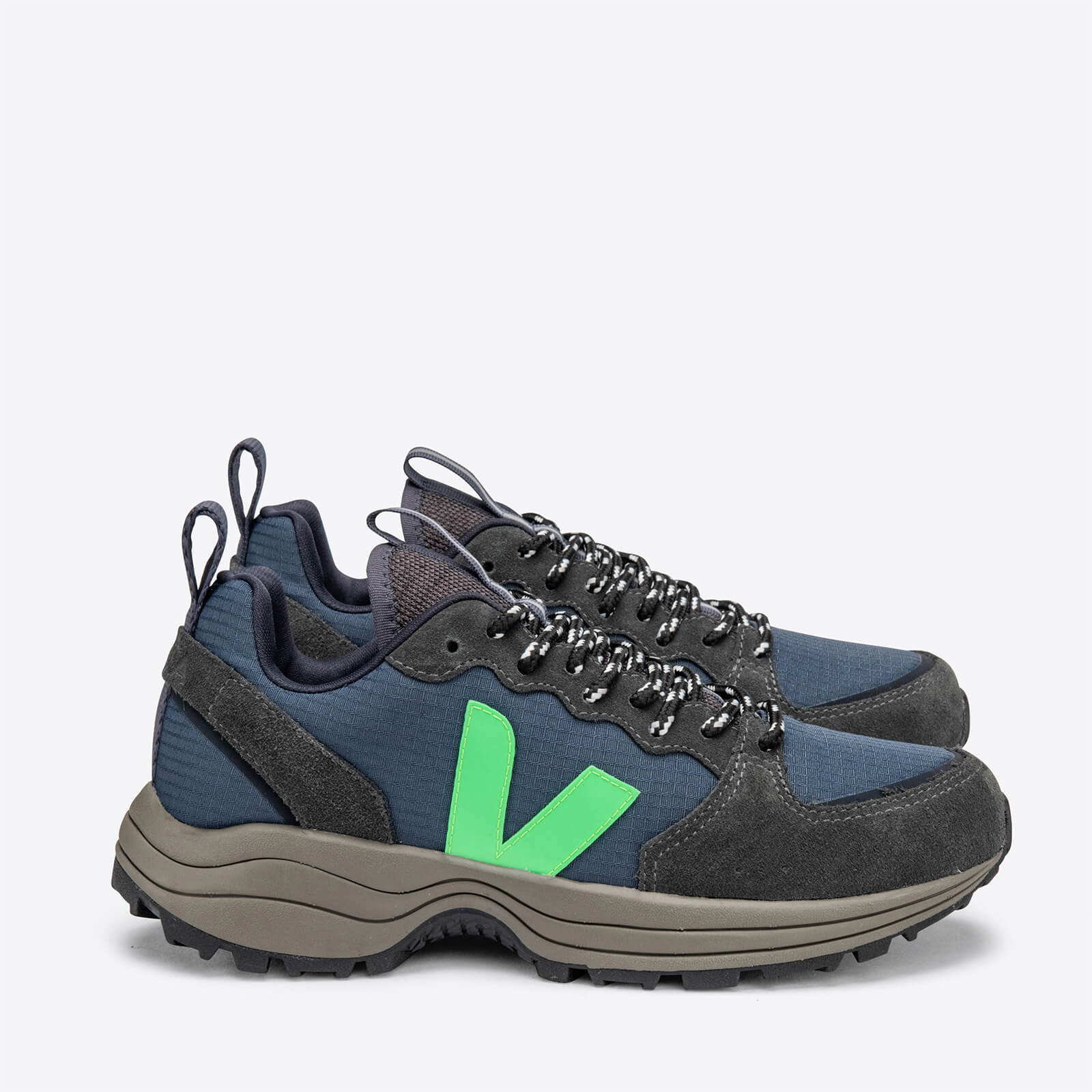 Veja Men's Venturi Ripstop Running Style Trainers - Nautico/Absinthe - UK 8