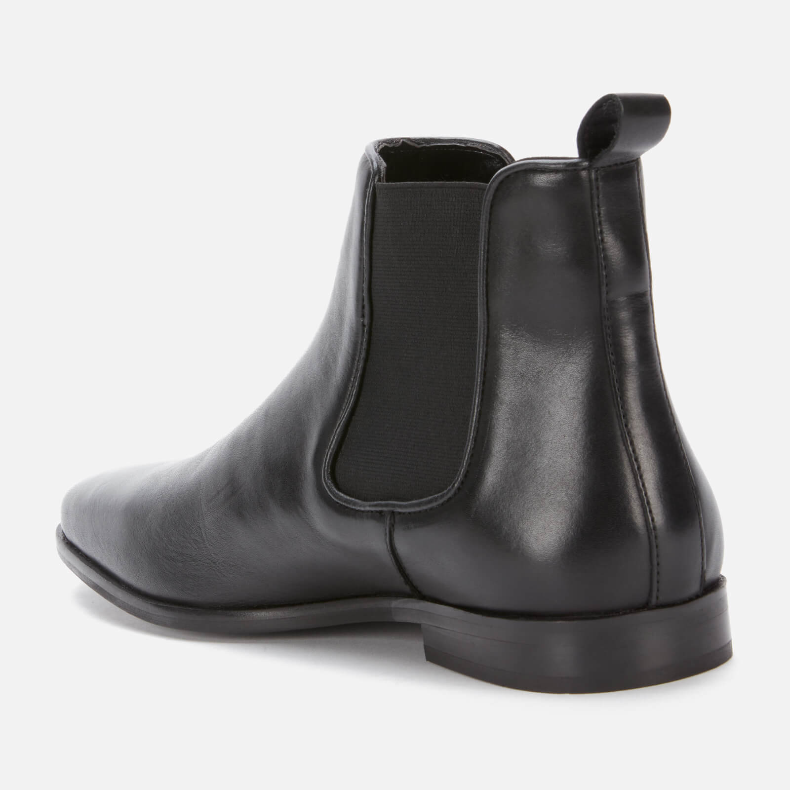 Walk London Men's Alfie Leather Chelsea Boots - Black - Uk 9