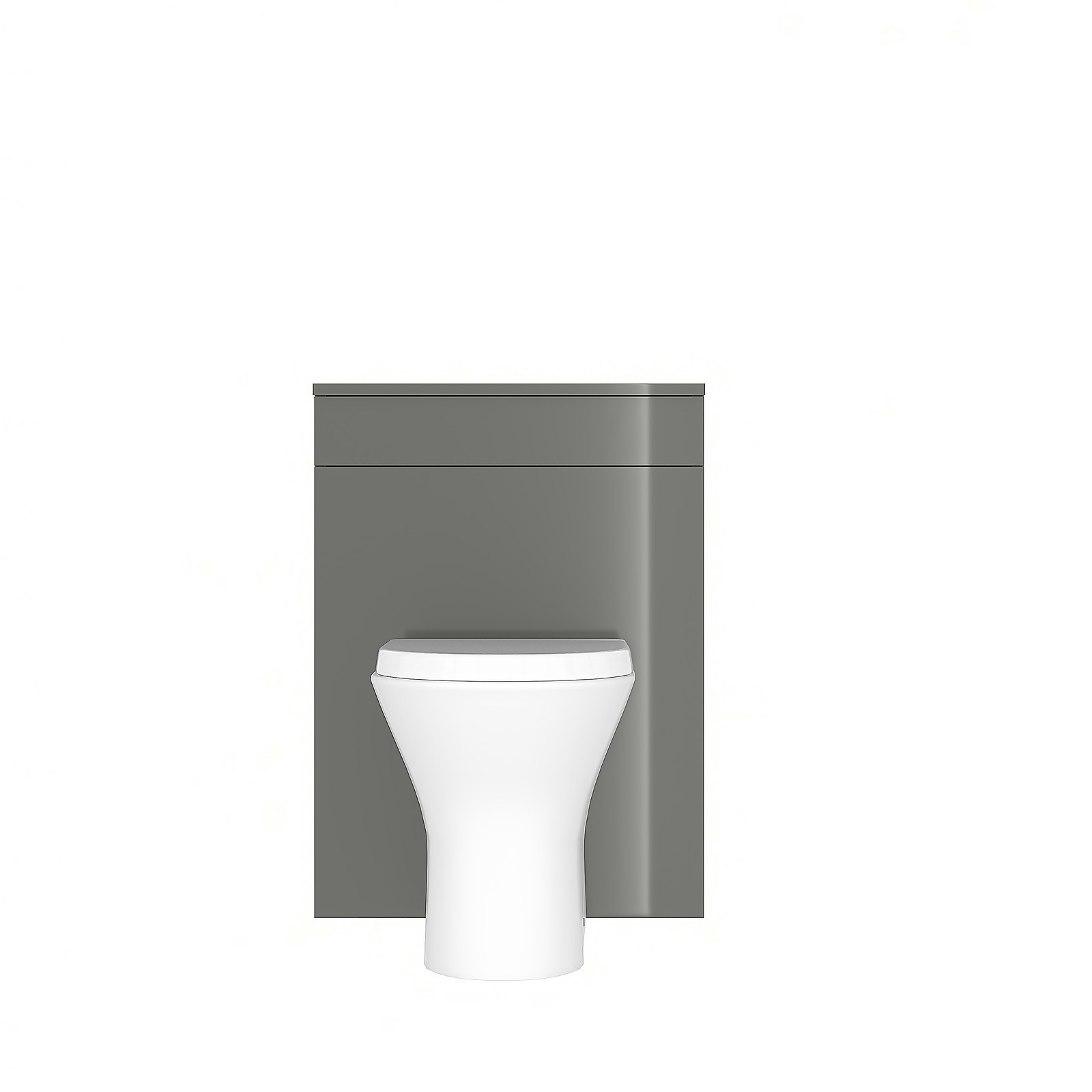 Photo of House Beautiful Ele-ment-s- Gloss Grey 600mm Back To Wall Toilet Unit