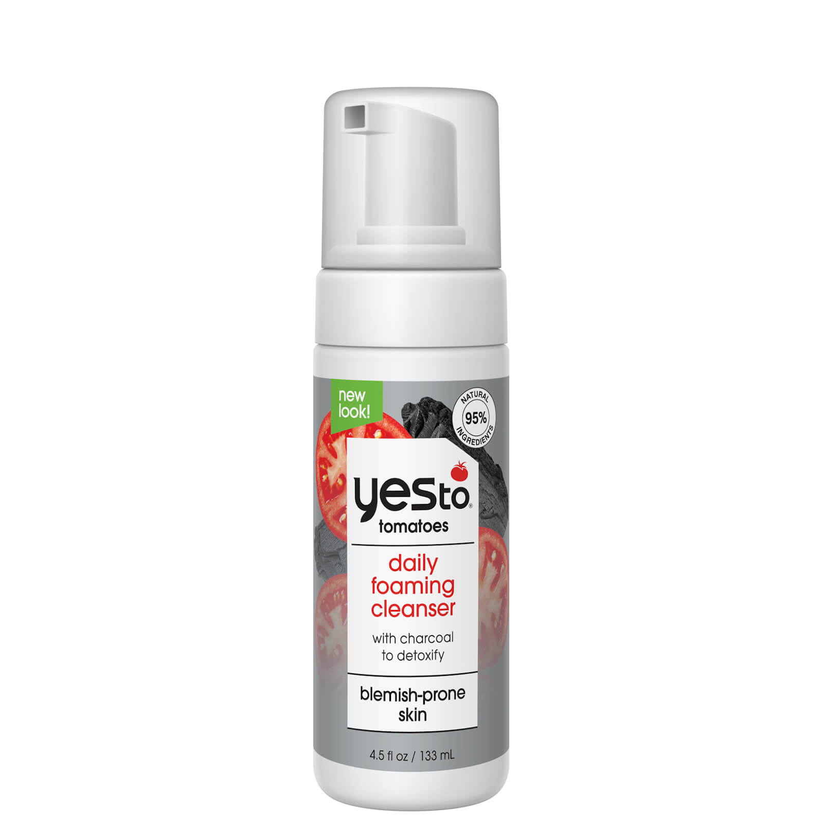 Image of yes to Tomatoes Detoxifying Charcoal Oxygenated Cleanser 133ml