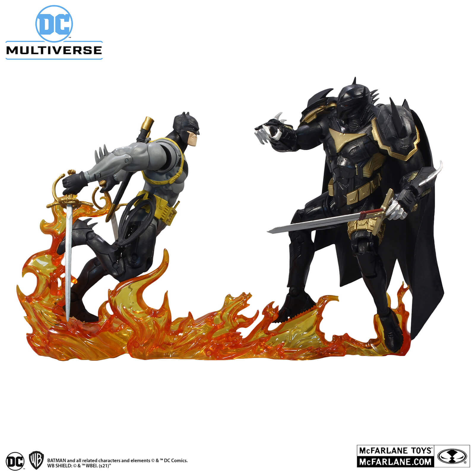 McFarlane DC Multiverse 7 Inch Action Figure 2-Pack - Batman Vs. Azrael
