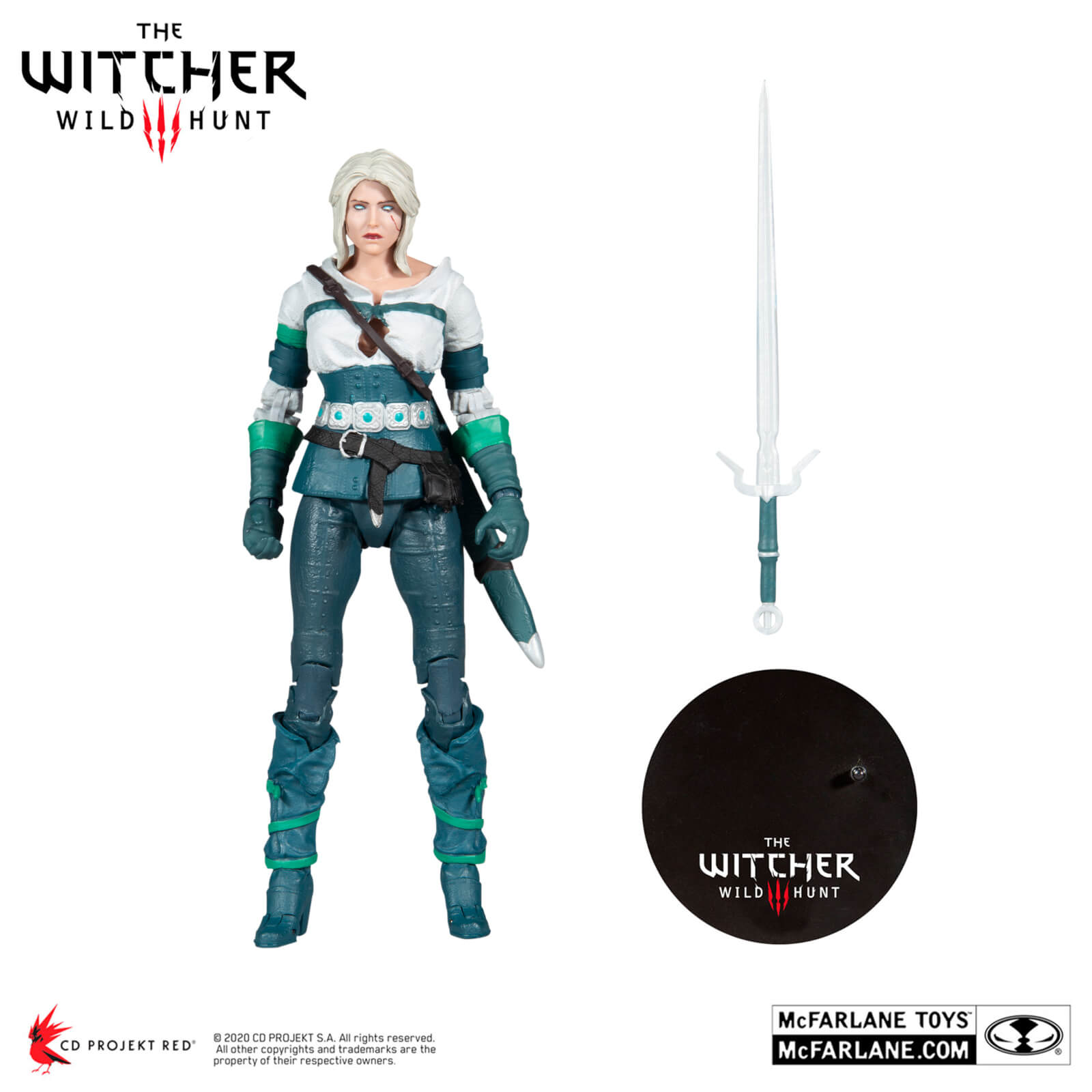 McFarlane The Witcher 3: Wild Hunt 7 Inch Action Figure - Ciri (Elder Blood)