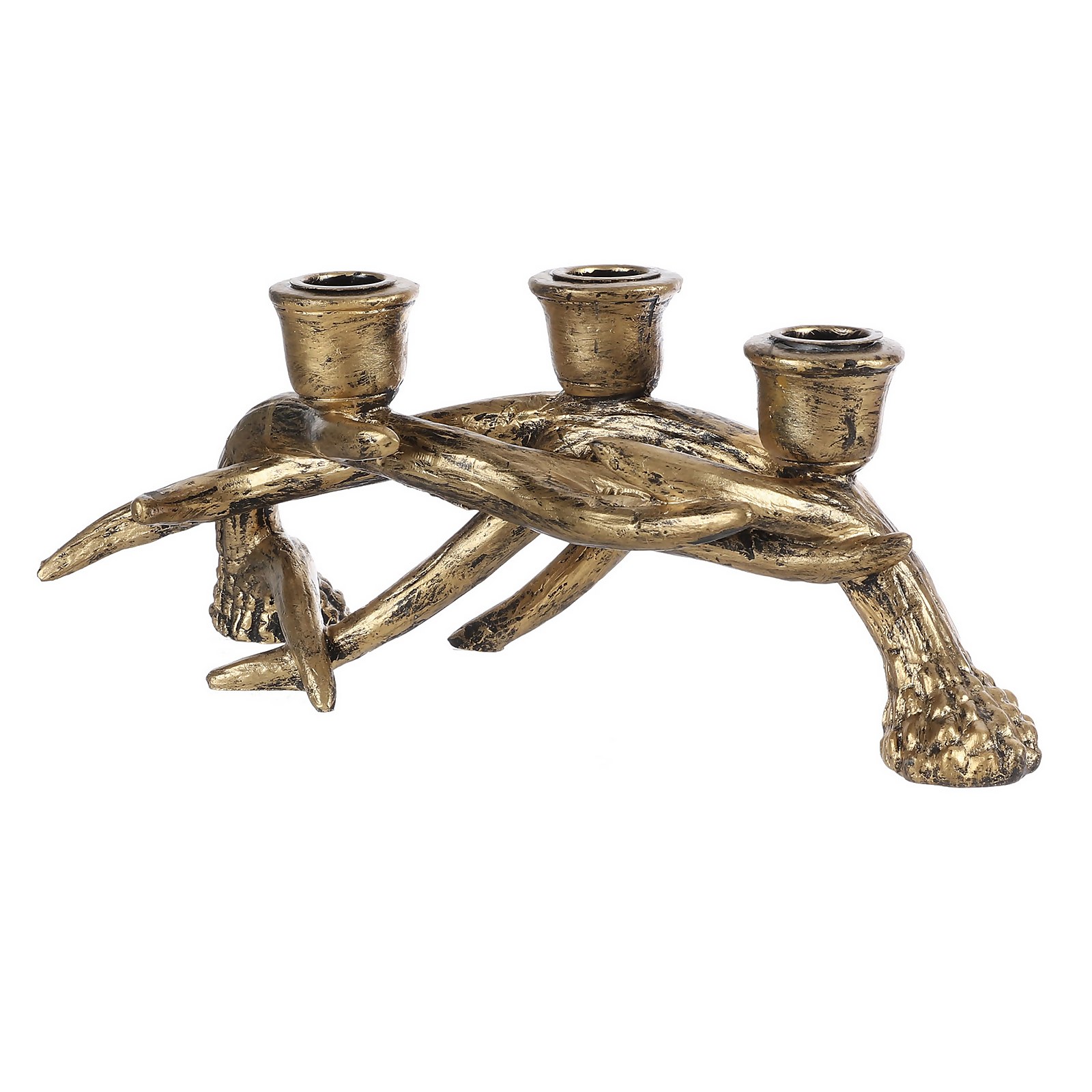 Photo of Deer Antlers Taper Candle Holder