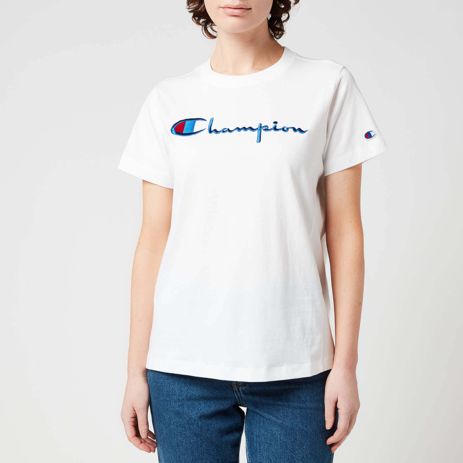 Champion Women's Crewneck T-Shirt - White - XS