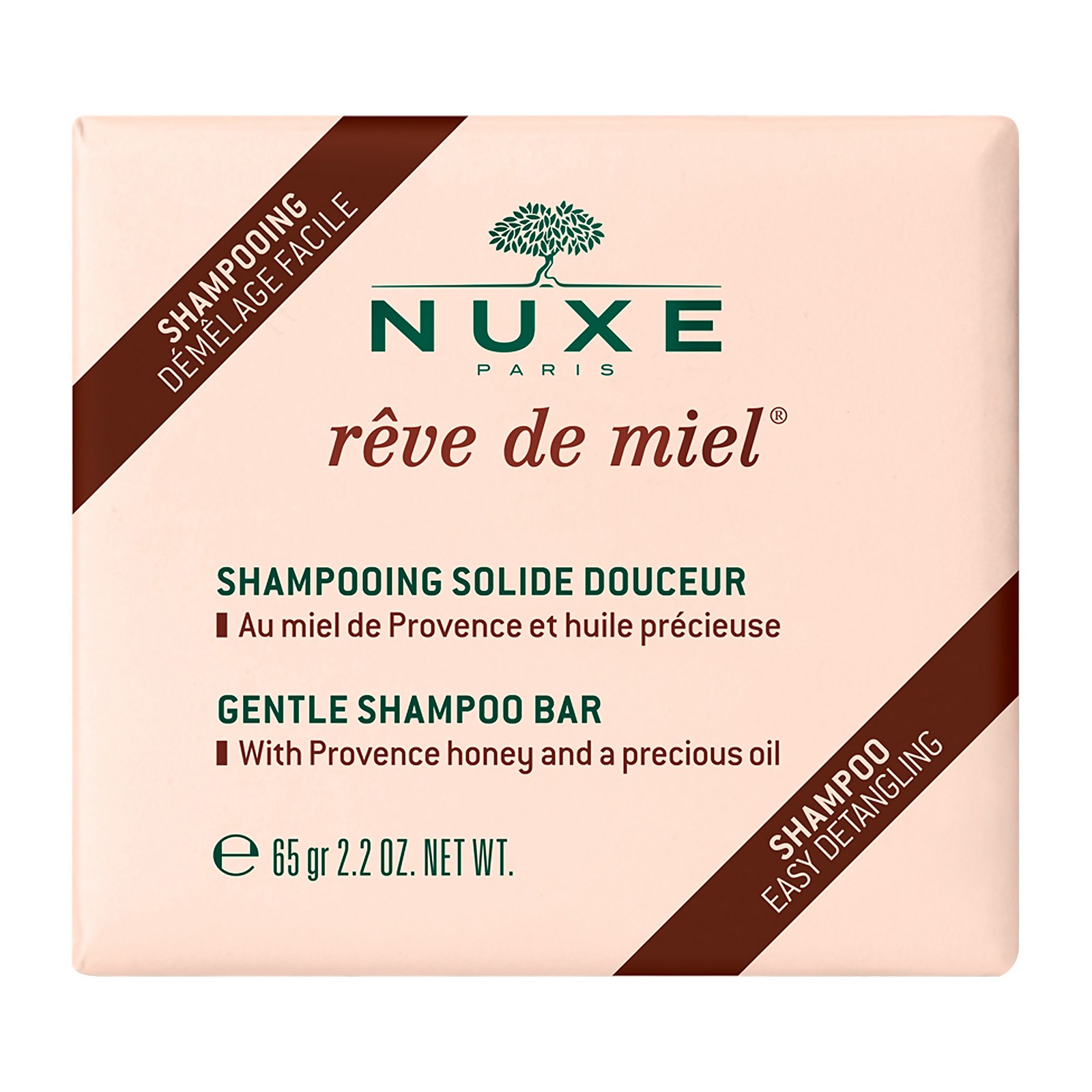 NUXE Gentle Solid Shampoo, Reve de Miel 65g