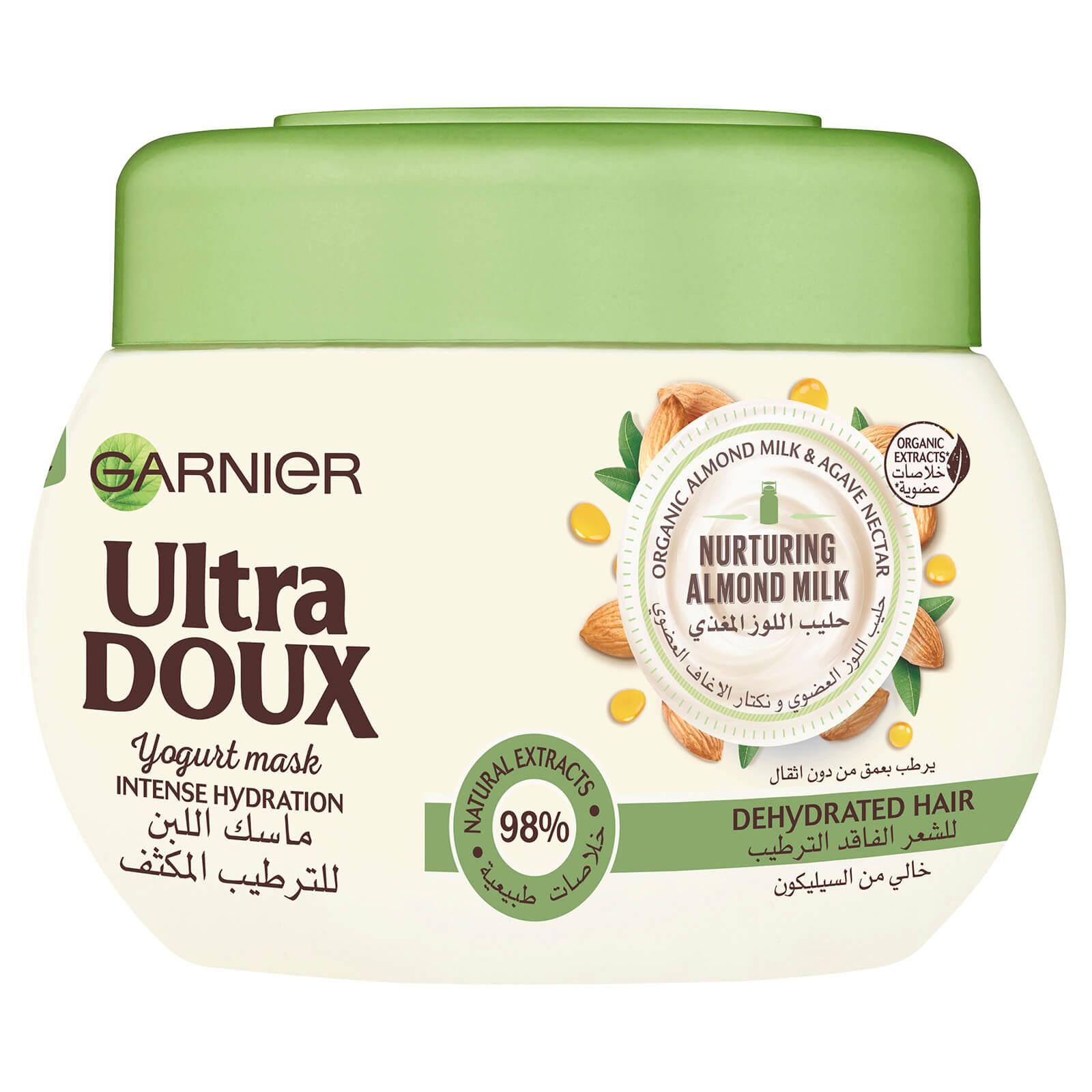 

Garnier Ultra Doux Almond Milk Intense Hydration Yogurt Mask 300ml
