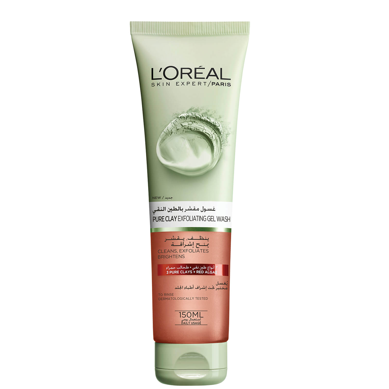 Image of L'Oréal Paris Pure Clay rosso Face Cleanser 150ml051