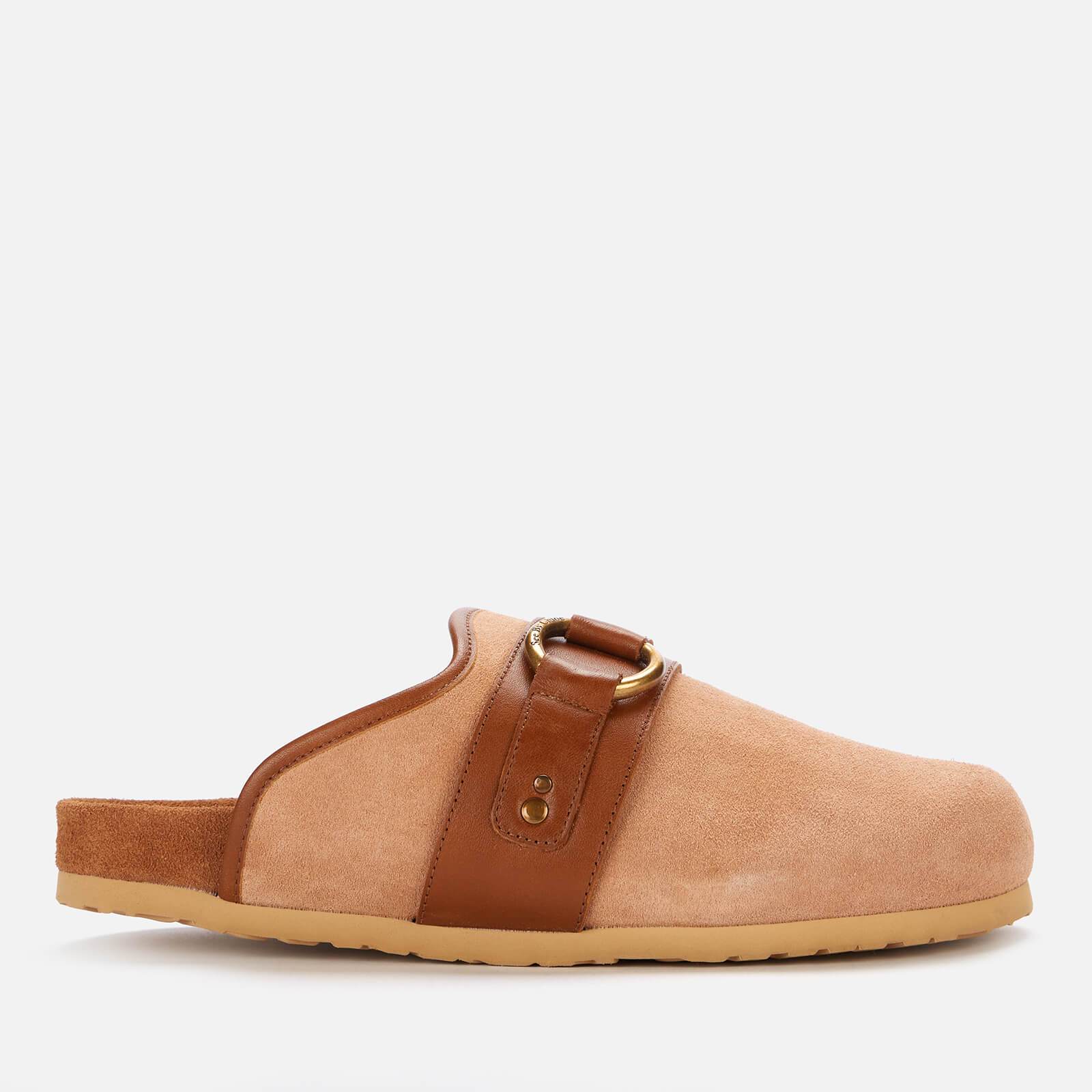 See by Chloé Women's Gema Suede Mules - Cipria - UK 4